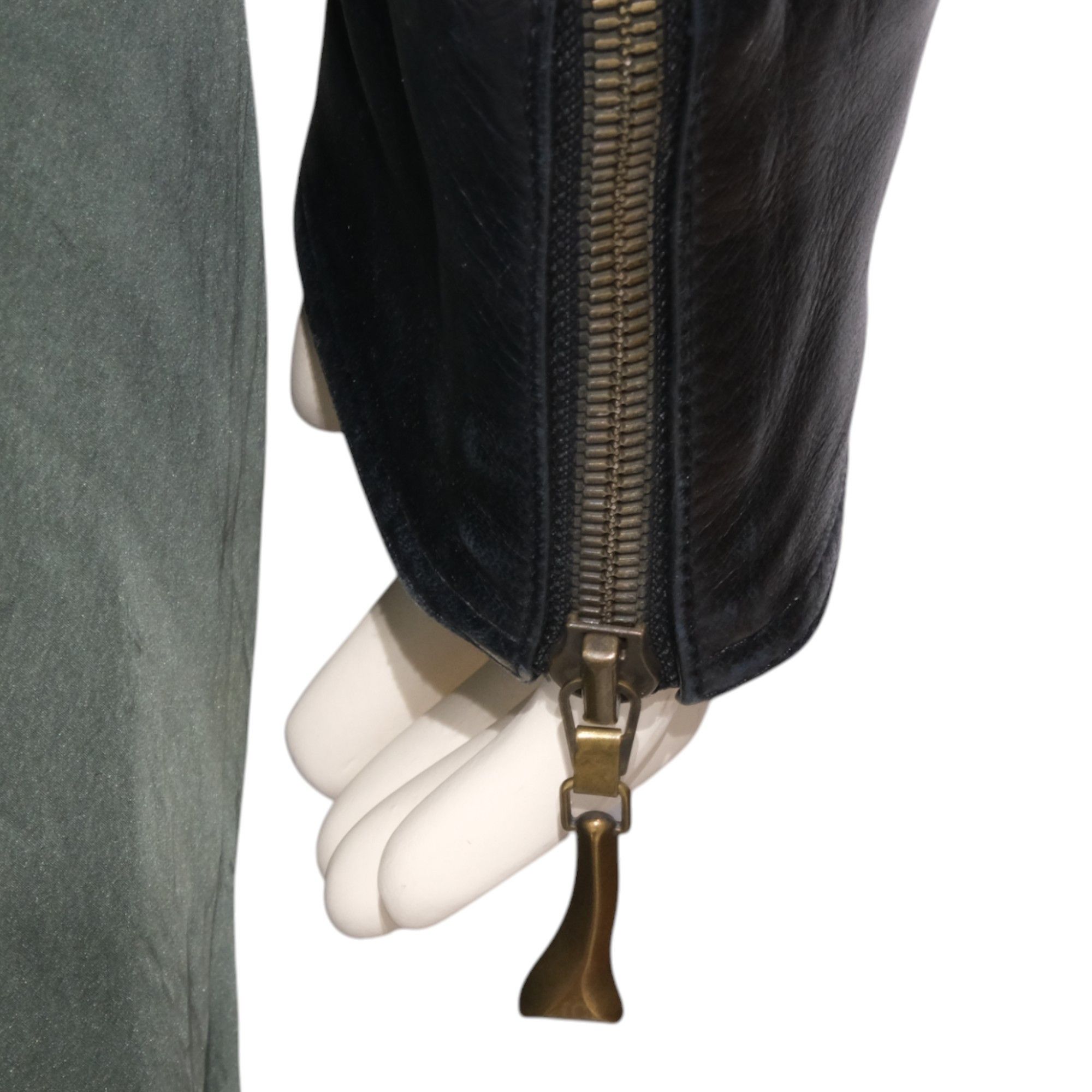 Roberto Cavalli FW2000 ICONIC Skeleton Double Rider Jacket Size M / US 6-8 / IT 42-44 - 9 Thumbnail