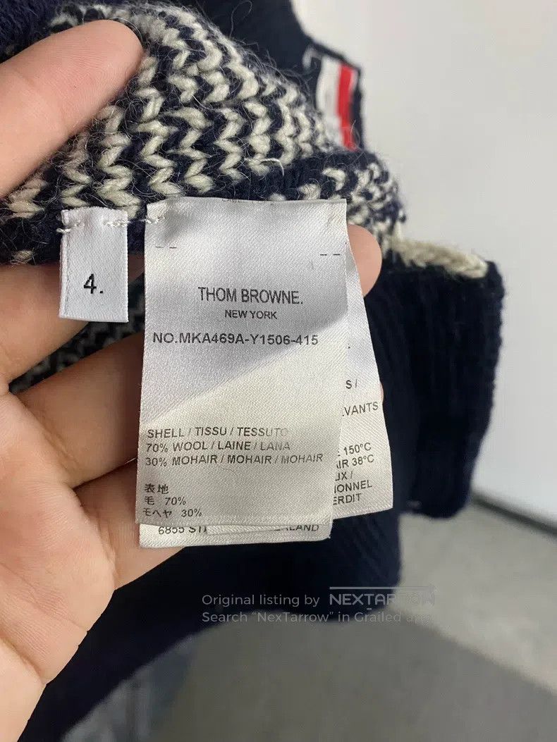 Thom Browne Thom Browne 3D Knit Sweater Size US XL / EU 56 / 4 - 5 Thumbnail