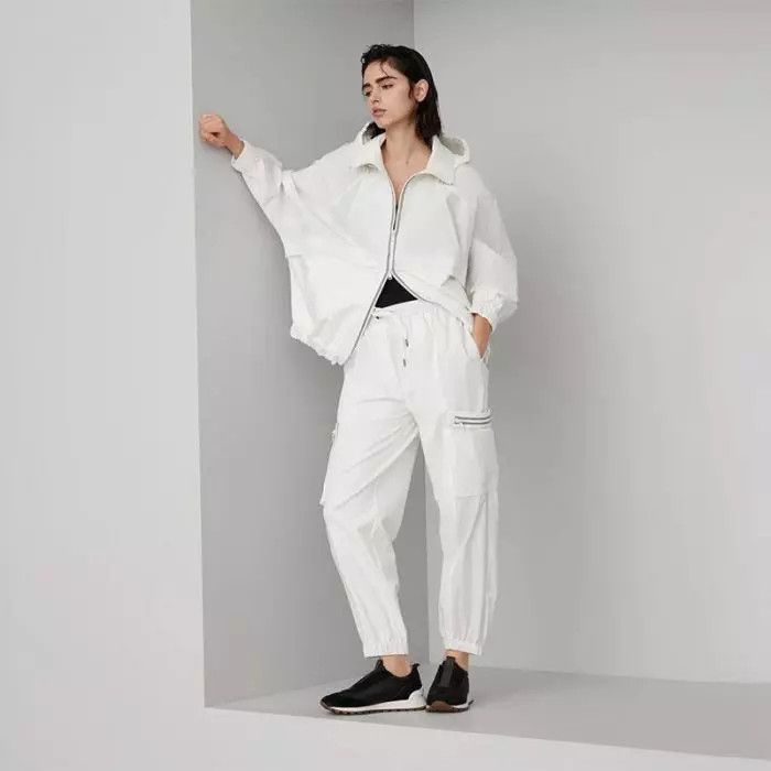 Brunello Cucinelli o1la1rc1a0425 Cardigan Sweatshirt in White Size M / US 6-8 / IT 42-44 - 6 Thumbnail