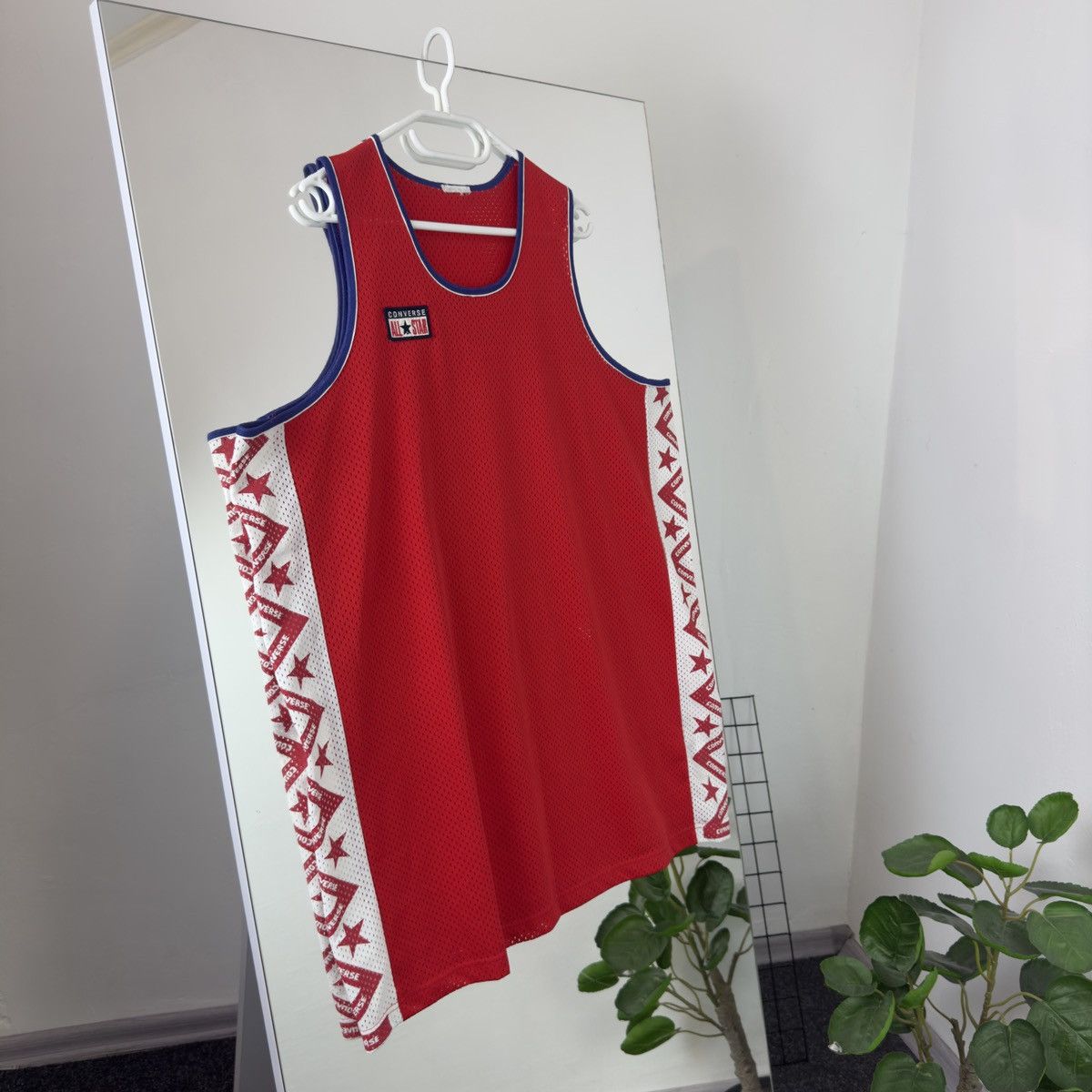 Converse Mesh Converse Vintage Tank Top Baggy Fit Y2K Style Size US XL / EU 56 / 4 - 1 Thumbnail