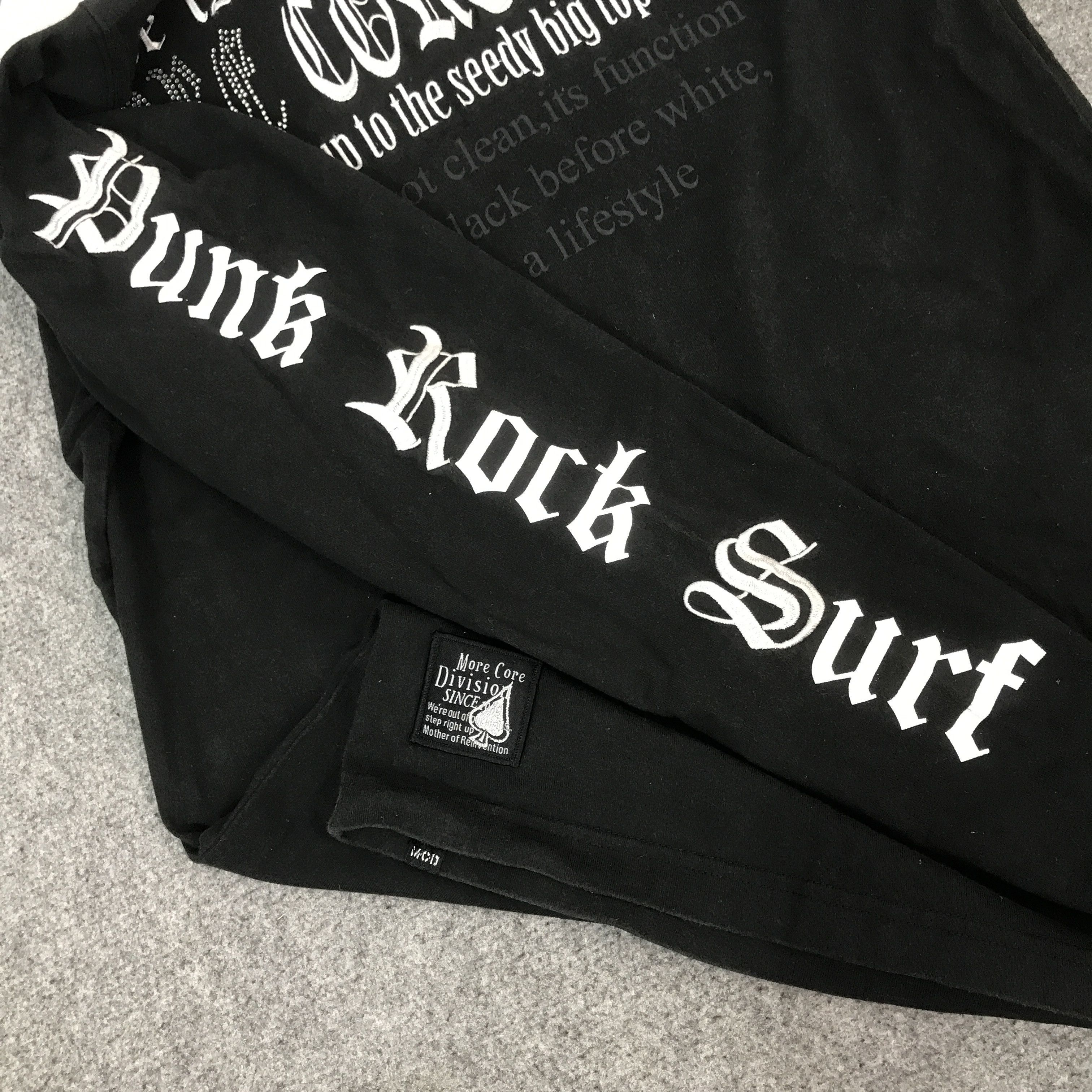 Japanese Brand MCD punk style more core division long sleeve t-shirt Size US XL / EU 56 / 4 - 9 Thumbnail