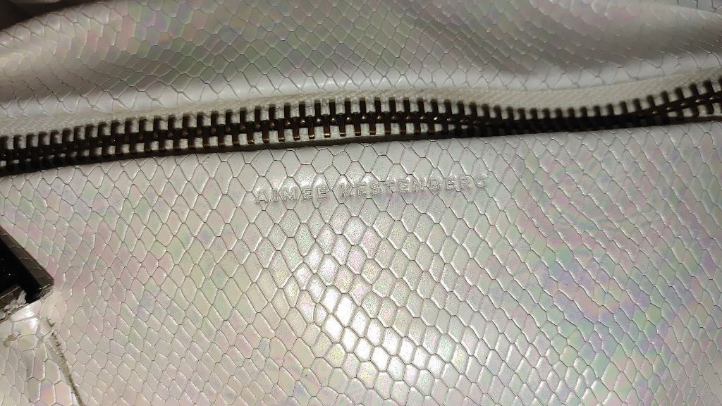 The Unbranded Brand Aimee Kestenberg Milan Convertible BeltBag Holographic White Size ONE SIZE - 6 Thumbnail