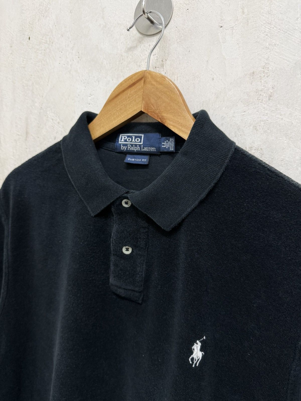 Polo Ralph Lauren Vintage Polo Ralph Lauren Velour Velvet Polo Shirt Size US L / EU 52-54 / 3 - 4 Thumbnail