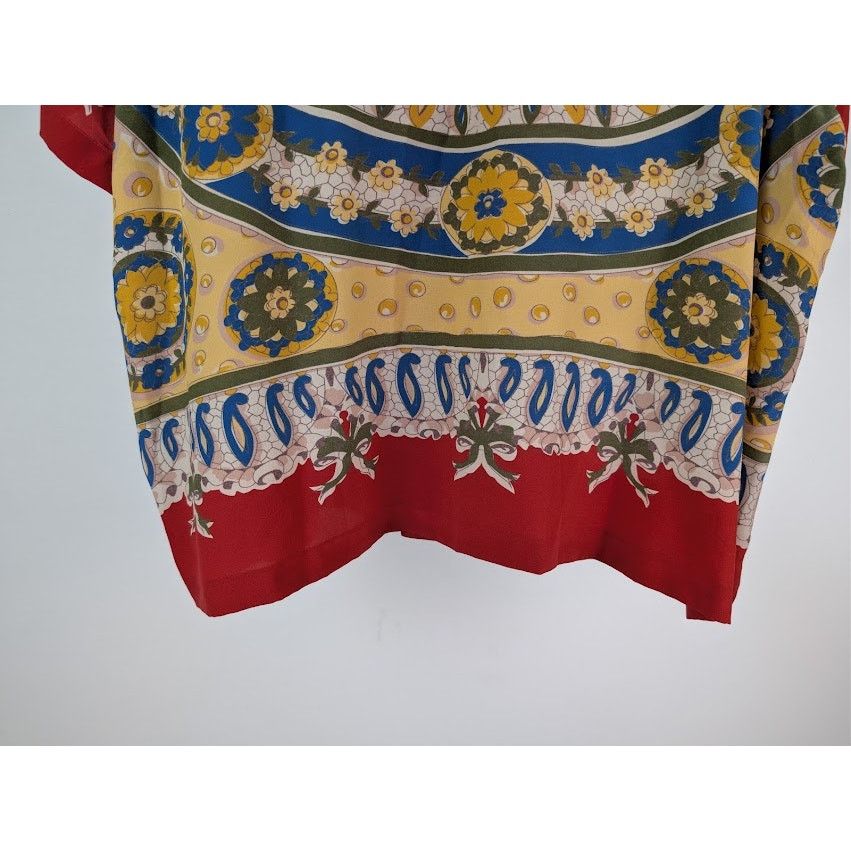 Bode o1rshd1 Bricolage Short Sleeve Shirt in Red Size US XXL / EU 58 / 5 - 12 Thumbnail
