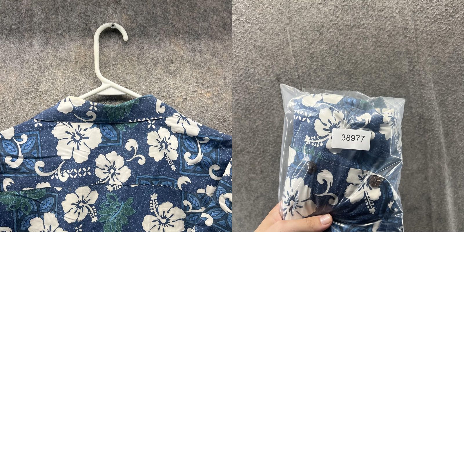 Hilo Hattie Hilo Hattie Shirt Mens Large Blue Hawaiian Camp Button Front Made In Hawaii Size US L / EU 52-54 / 3 - 8 Thumbnail