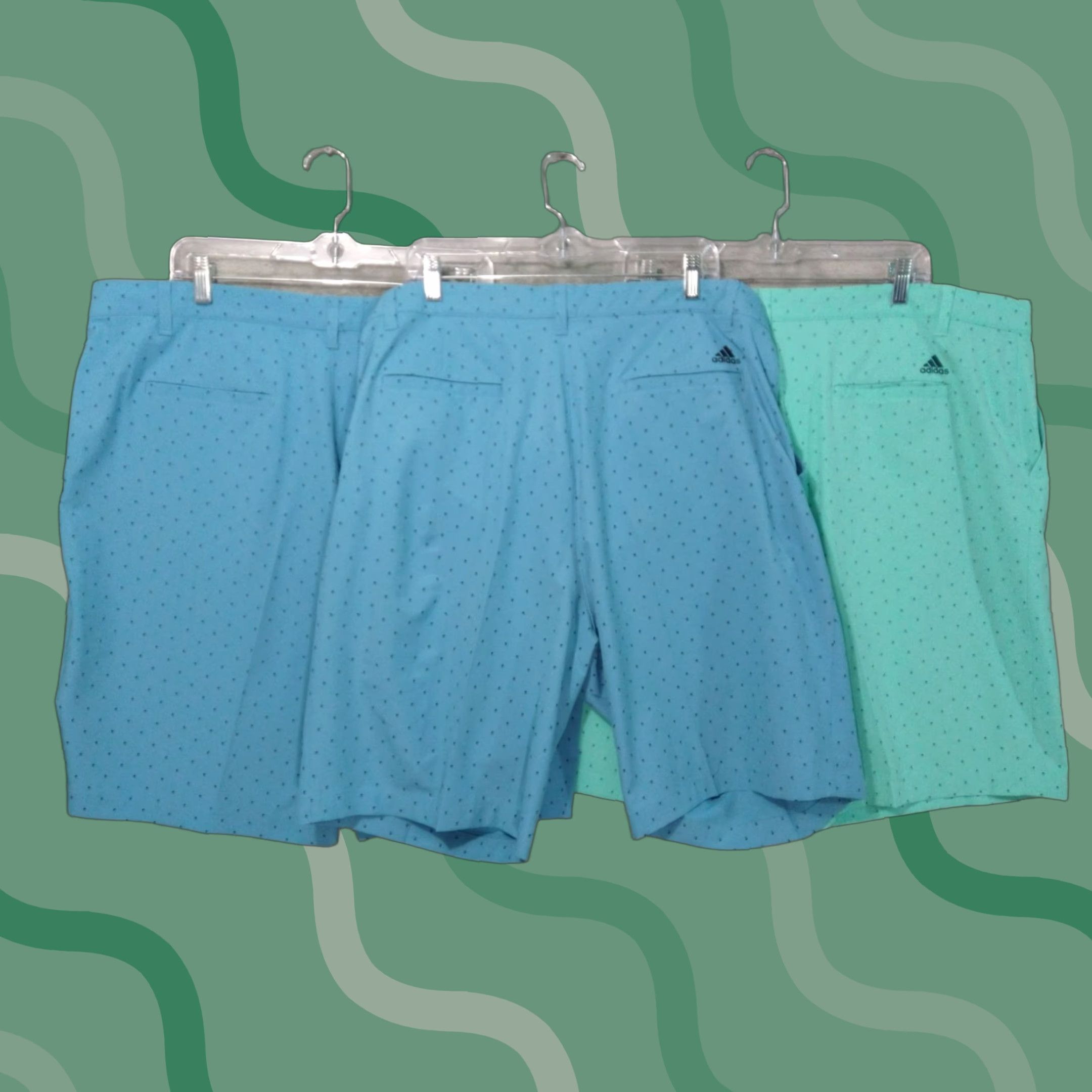 Adidas Adidas Shorts Mens 42 Primegreen High Rise Flat Front Golf Stretch Bermuda Lot of 3 Multi Geometric Pattern Sports 90s? Size US 42 / EU 58 - 1 Thumbnail