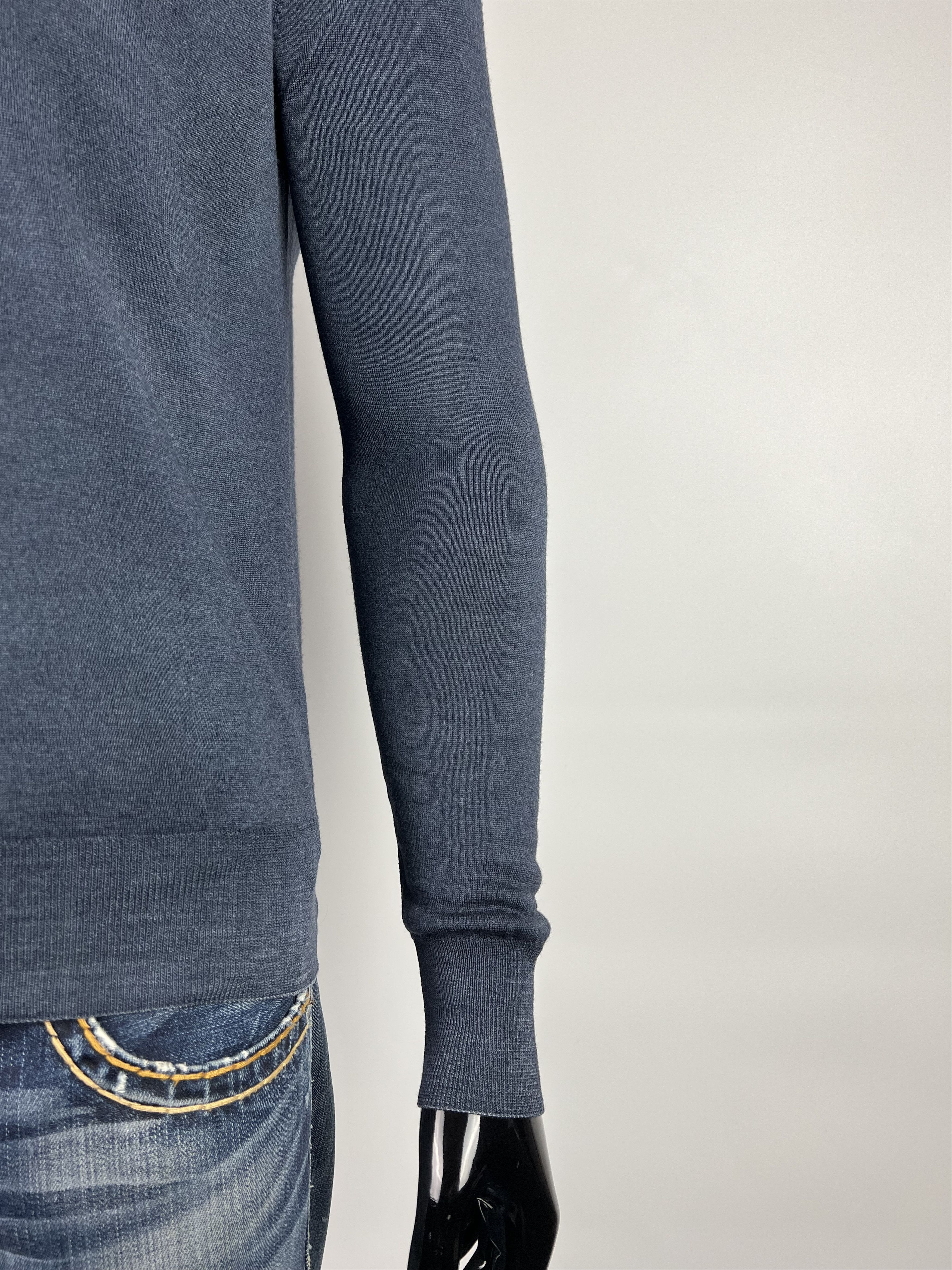 Cruciani Cruciani Men's Wool Sweater Pullover Size 48 S/M Size US M / EU 48-50 / 2 - 6 Thumbnail