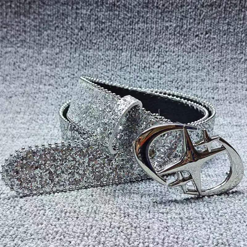 Designer Crazy Vintage Belt Riveted Belts Menswear Accessories Size ONE SIZE - 6 Thumbnail