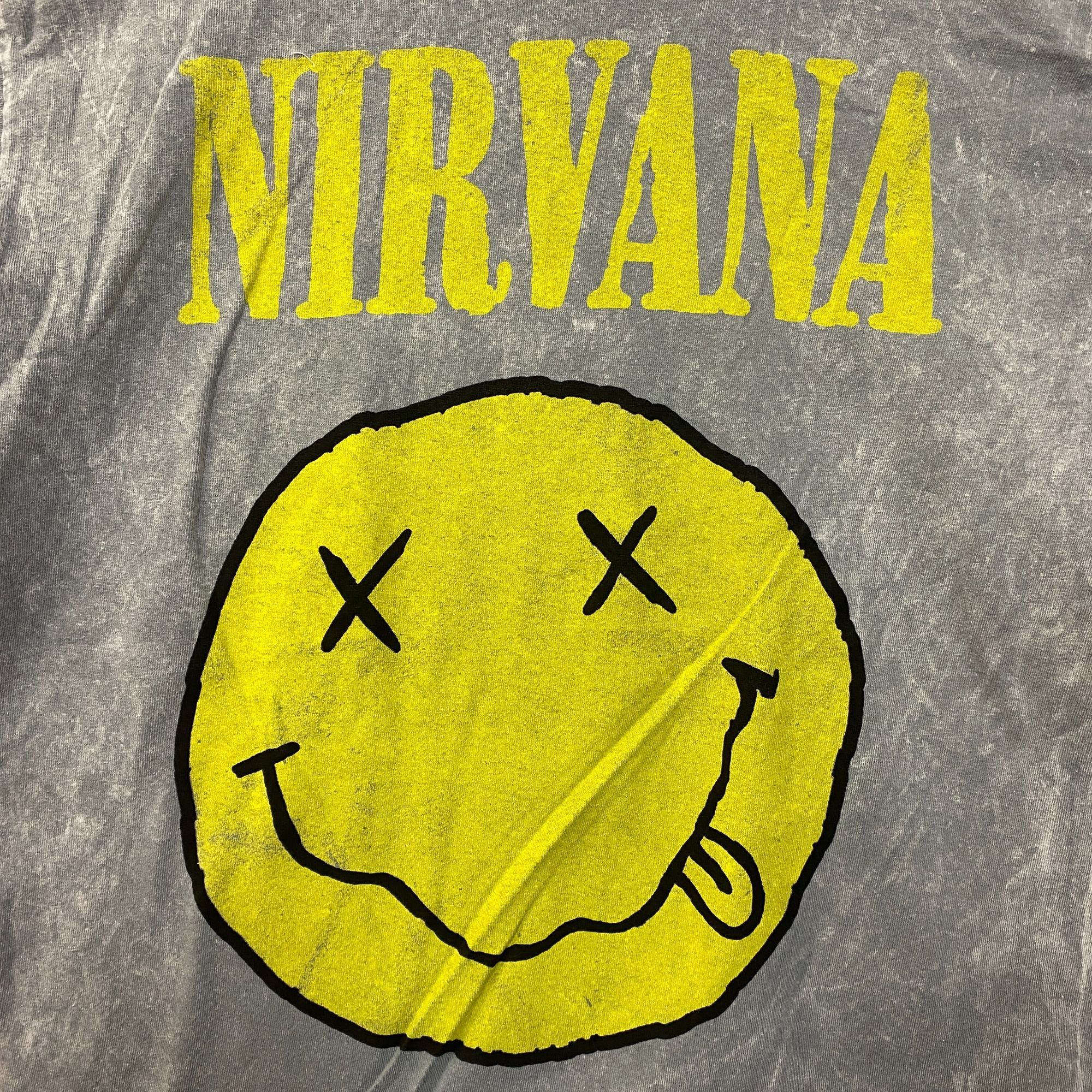 Nirvana Nirvana Nevermind Dead Smiley Graphic Grunge Band T-Shirt Me Size US M / EU 48-50 / 2 - 3 Thumbnail