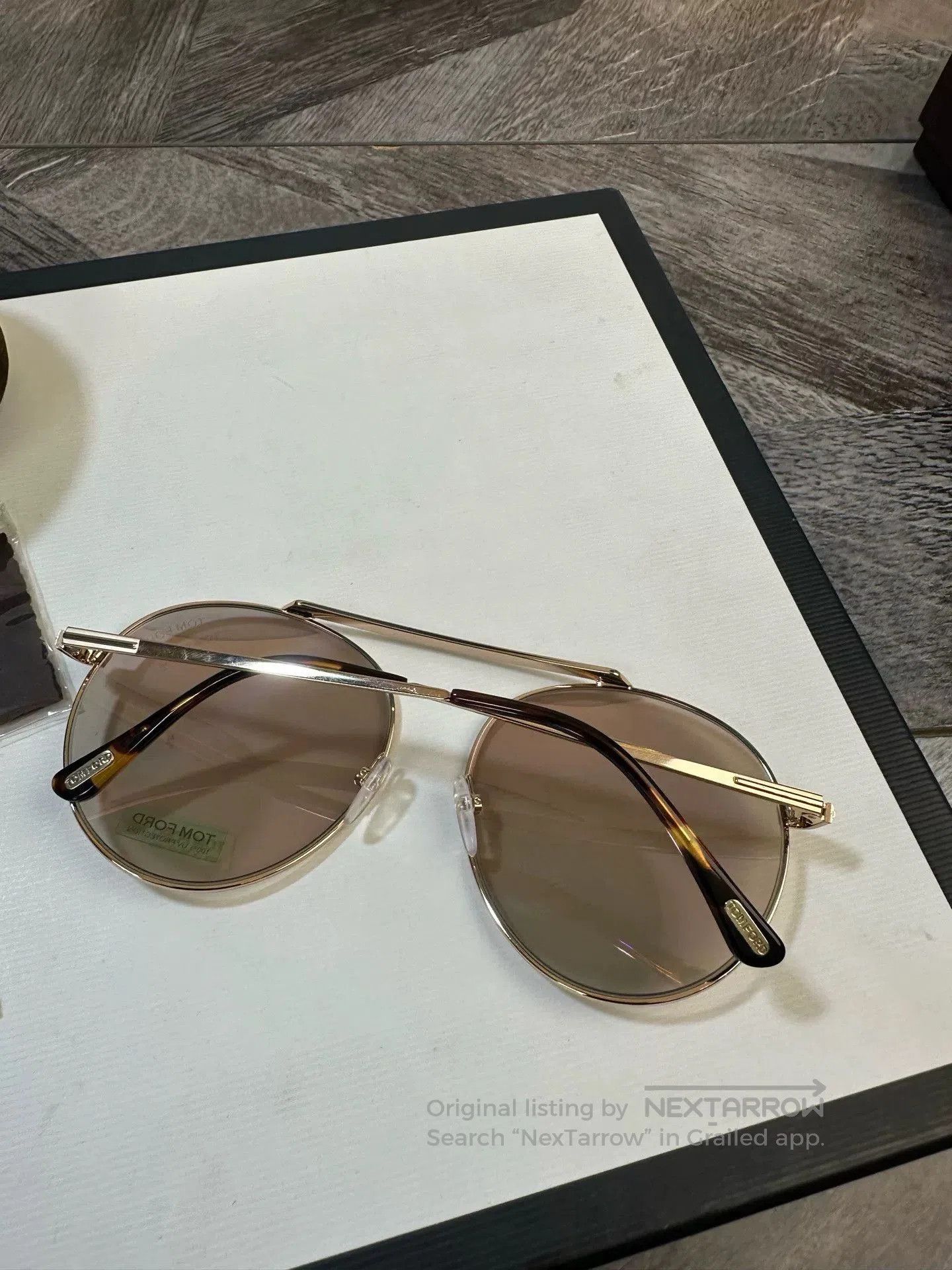 Tom Ford Tom Ford Aviator Sunglasses. Size ONE SIZE - 3 Thumbnail
