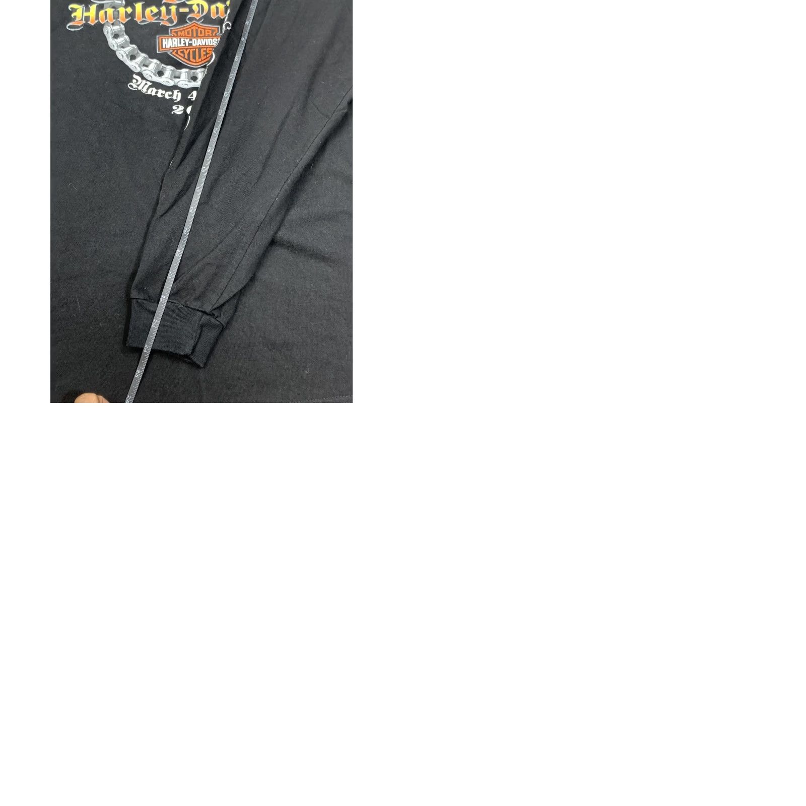 Harley Davidson Harley-Davidson Shirt Long Sleeve XL Black 70th Daytona Bike Week Graphic Print Mens Size US XL / EU 56 / 4 - 9 Thumbnail