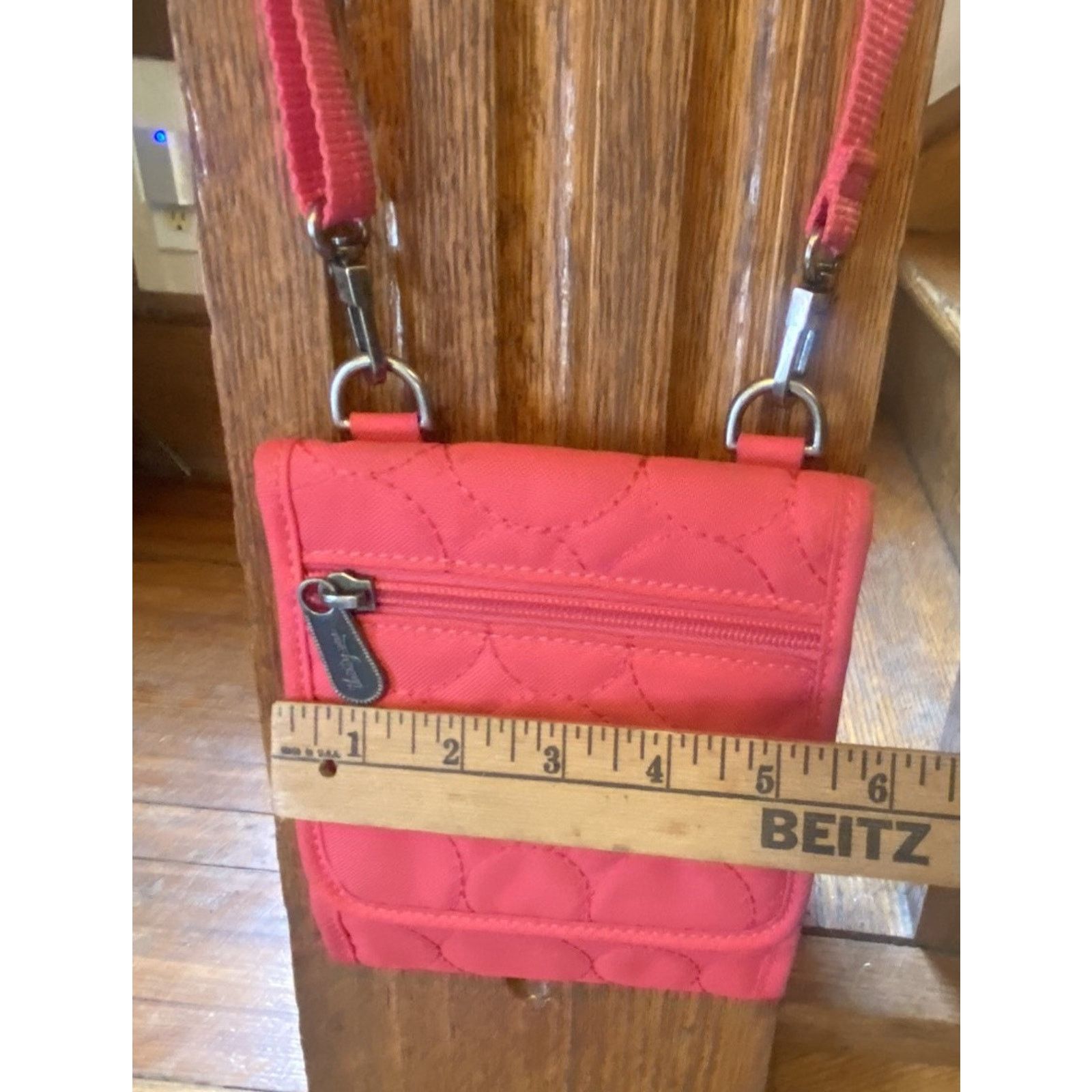 Other Thirty One 31 Crossbody Organizer Wallet Purse Quilted Pink Size ONE SIZE - 6 Thumbnail