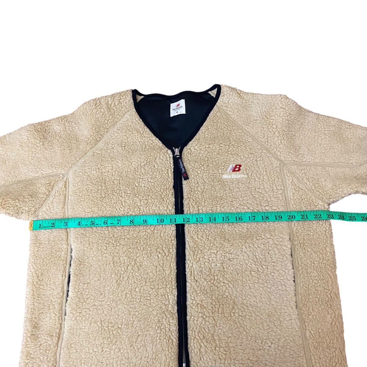 New Balance New Balance Fleece Sherpa Zipper Jacket M Size Brown Colour Size US M / EU 48-50 / 2 - 15 Thumbnail