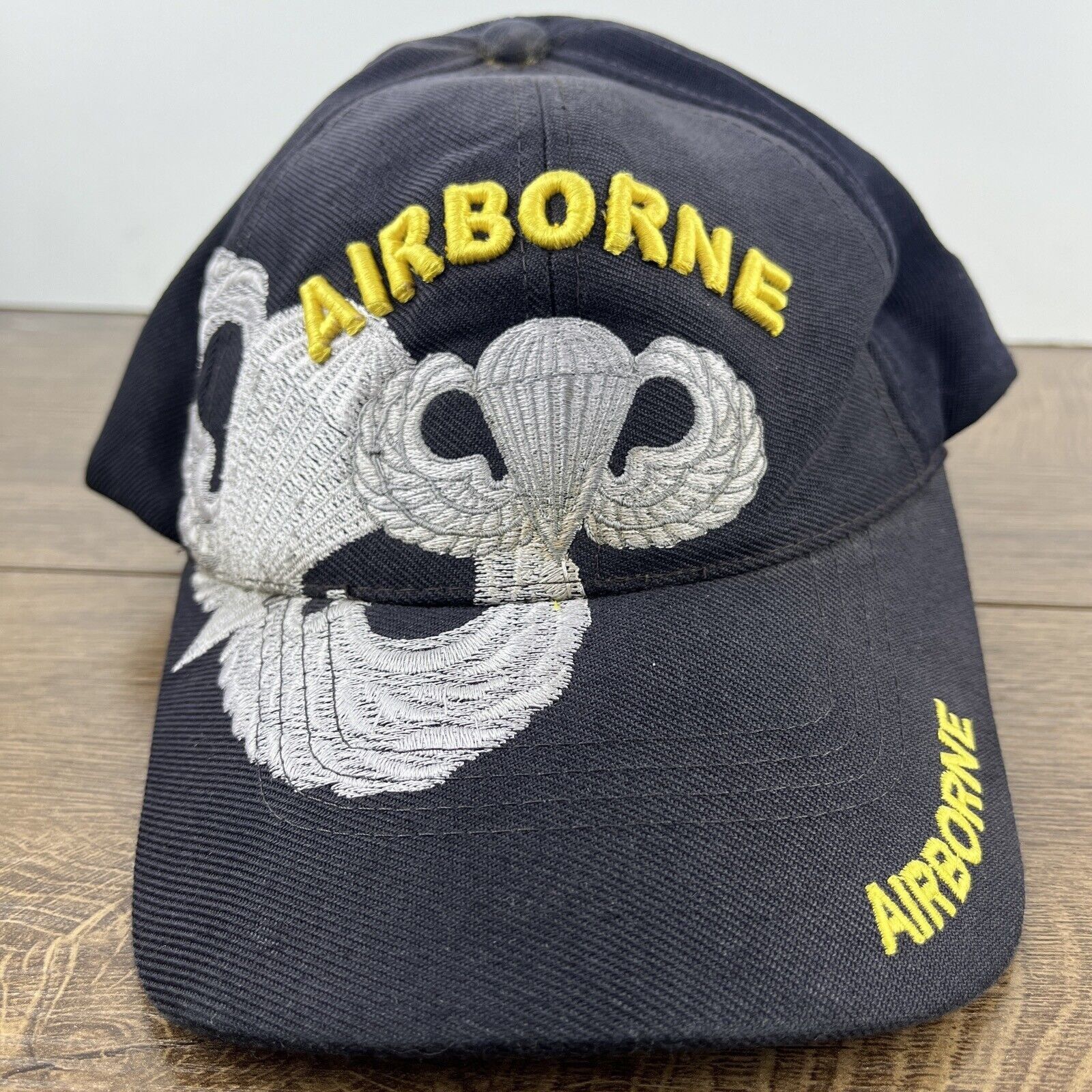 Other Airborne Hat ABN Hat Blue Hat Adjustable Adult Size Hat Cap Size ONE SIZE - 1 Thumbnail