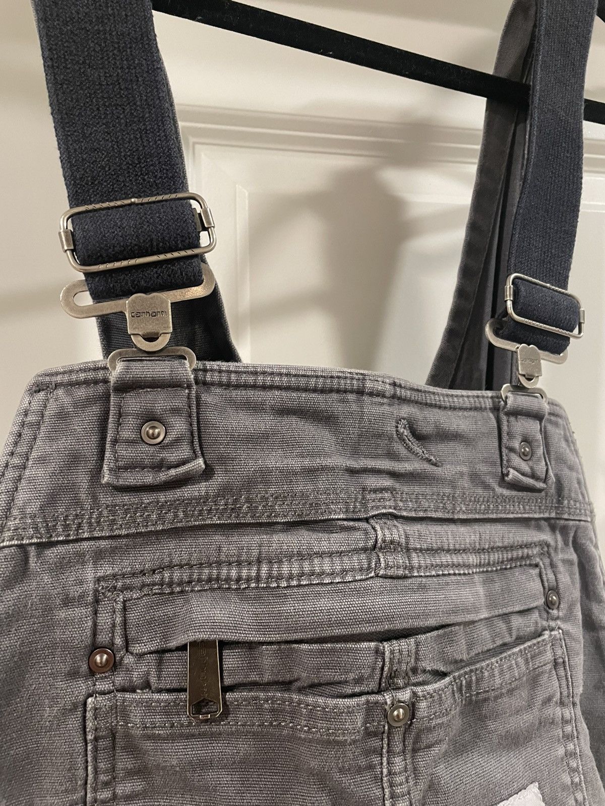 Carhartt CARHARTT RUGGED FLEX CANVAS BIB OVERALLS (OR2987-M) Size US 42 / EU 58 - 2 Thumbnail