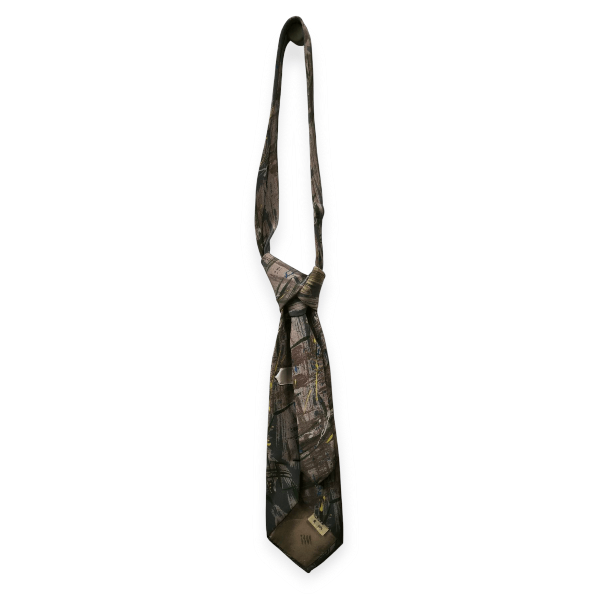Designer × Issey Miyake × Japanese Brand IM Product Miyake Design Studio Splash Painter Design Tie Size ONE SIZE - 4 Thumbnail