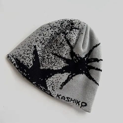 VIBE Knit Hat Winter Beanie Kpop Y2k Size ONE SIZE - 1 Thumbnail