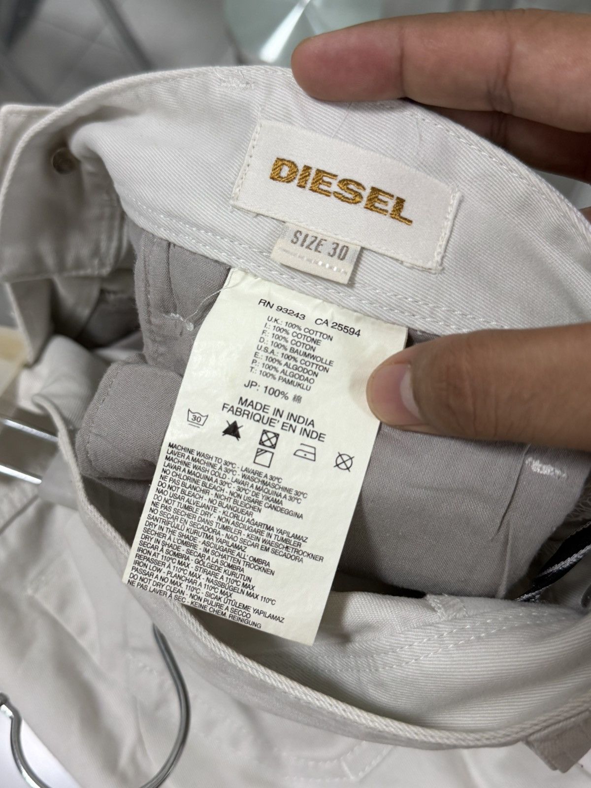 Diesel DEISEL BIKER PANTS SIZE32 Size US 33 - 9 Thumbnail