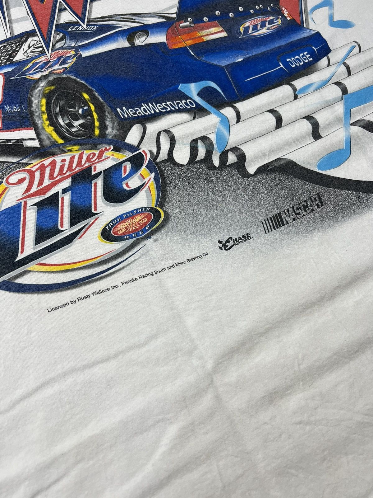 NASCAR Vintage NASCAR Rusty Wallace Rockin' USA AOP Tee Size US XXL / EU 58 / 5 - 5 Thumbnail