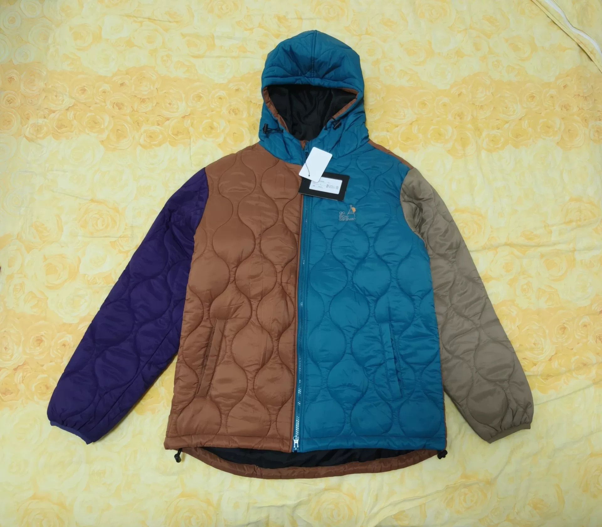 go slow caravan go slow caravan colorblock quilted jacket Size US L / EU 52-54 / 3 - 1 Thumbnail