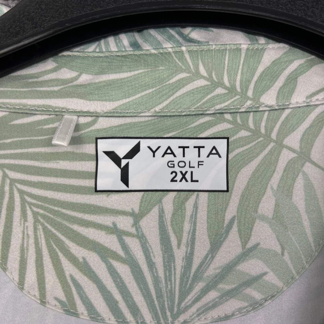 Other Yatta Golf Polo Shirt Men Hawaiian Green Collared 2XL Size US XXL / EU 58 / 5 - 6 Thumbnail