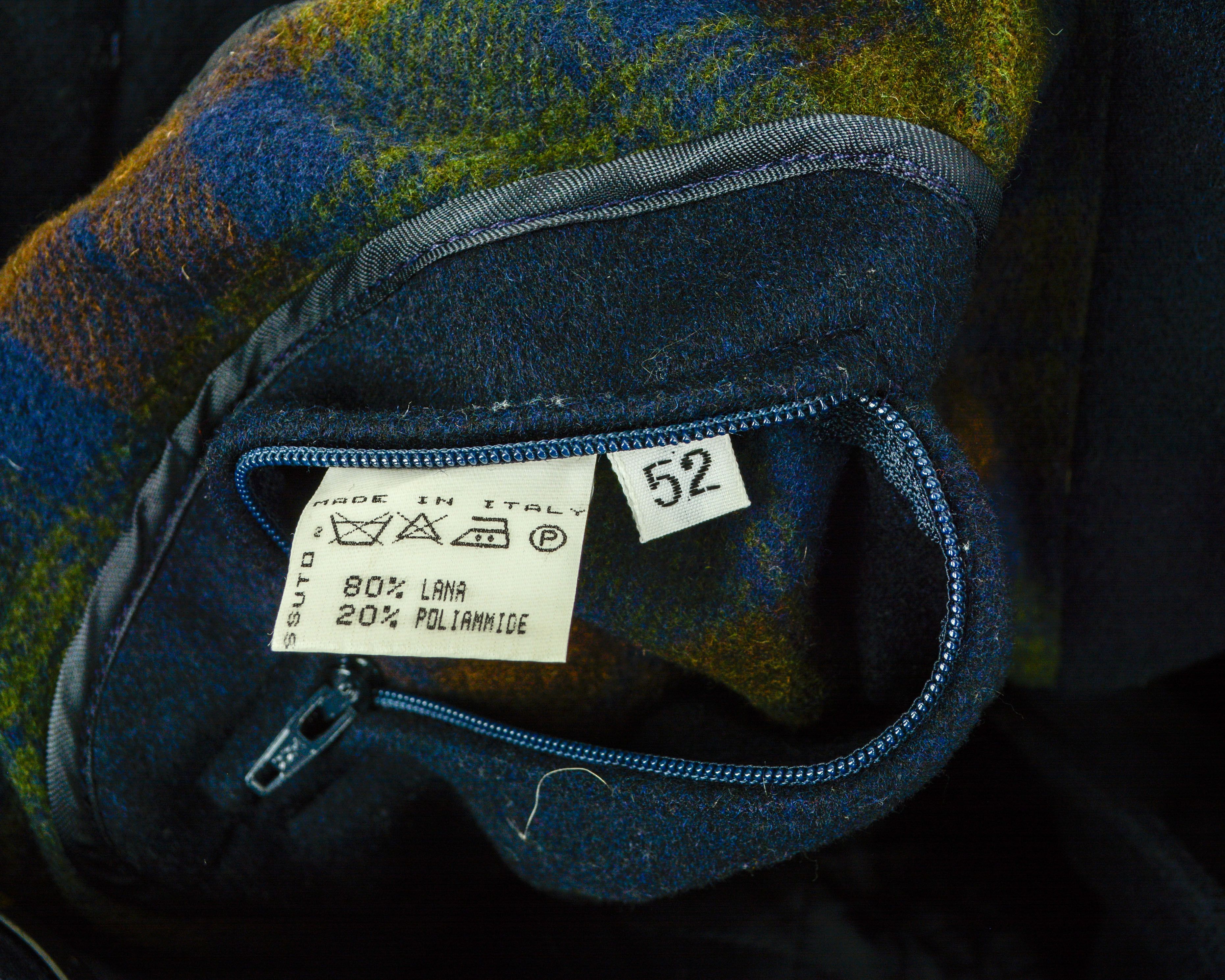 Vintage LINEA ESSE MISURINA LODEN Coat UK 42 US Lana Wool Jacket Size US L / EU 52-54 / 3 - 9 Thumbnail