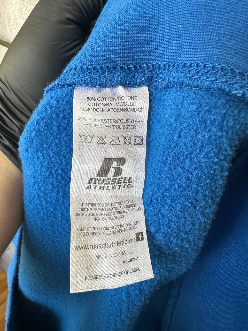 Russell Athletic Russell Athletic Full Zip Hoodie Vintage Sunfaded Rich USA Size US M / EU 48-50 / 2 - 15 Thumbnail