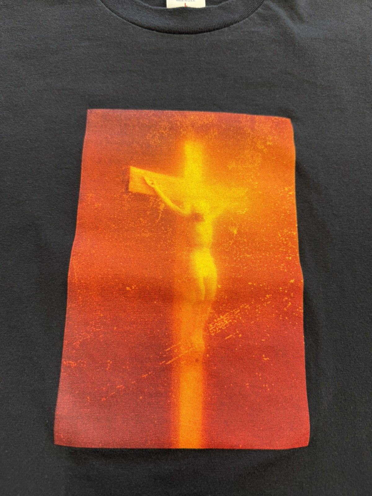 Supreme FW17 Supreme Piss Christ Tee Size US L / EU 52-54 / 3 - 3 Thumbnail