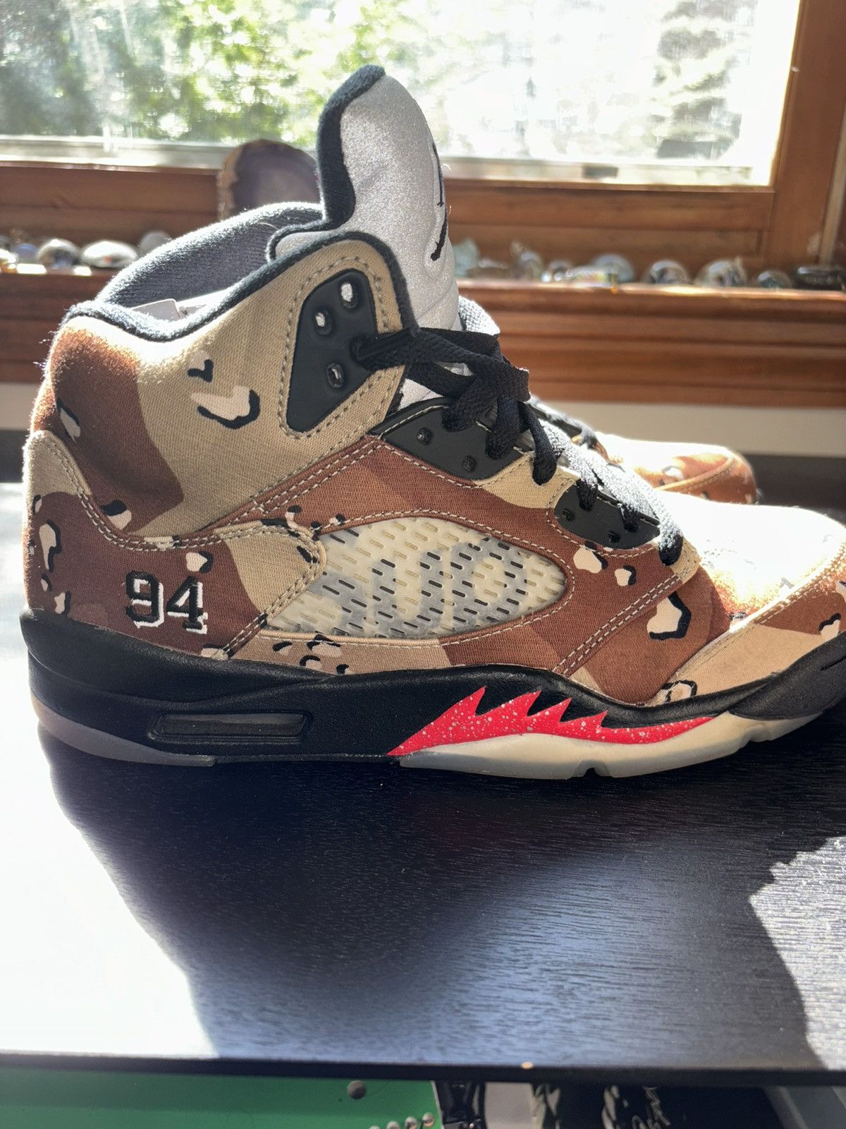 Jordan Brand × Nike × Supreme Jordan 5 Supreme Desert Camo Size US 9 / EU 42 - 13 Thumbnail