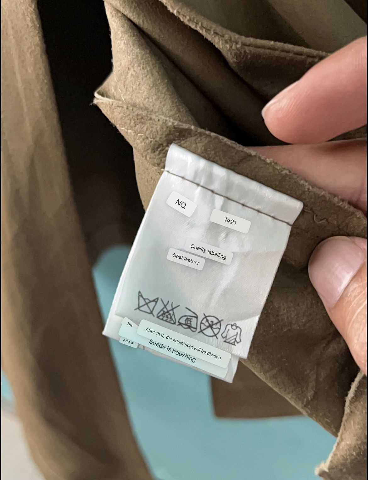 Balmain × Genuine Leather Balmain Paris Suede Leather Coat Size S / US 4 / IT 40 - 10 Thumbnail
