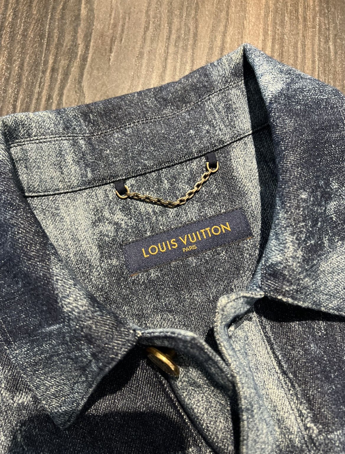Louis Vuitton (Set price) Logo Checkered Damier Denim Shirts + Pant Size US S / EU 44-46 / 1 - 4 Thumbnail