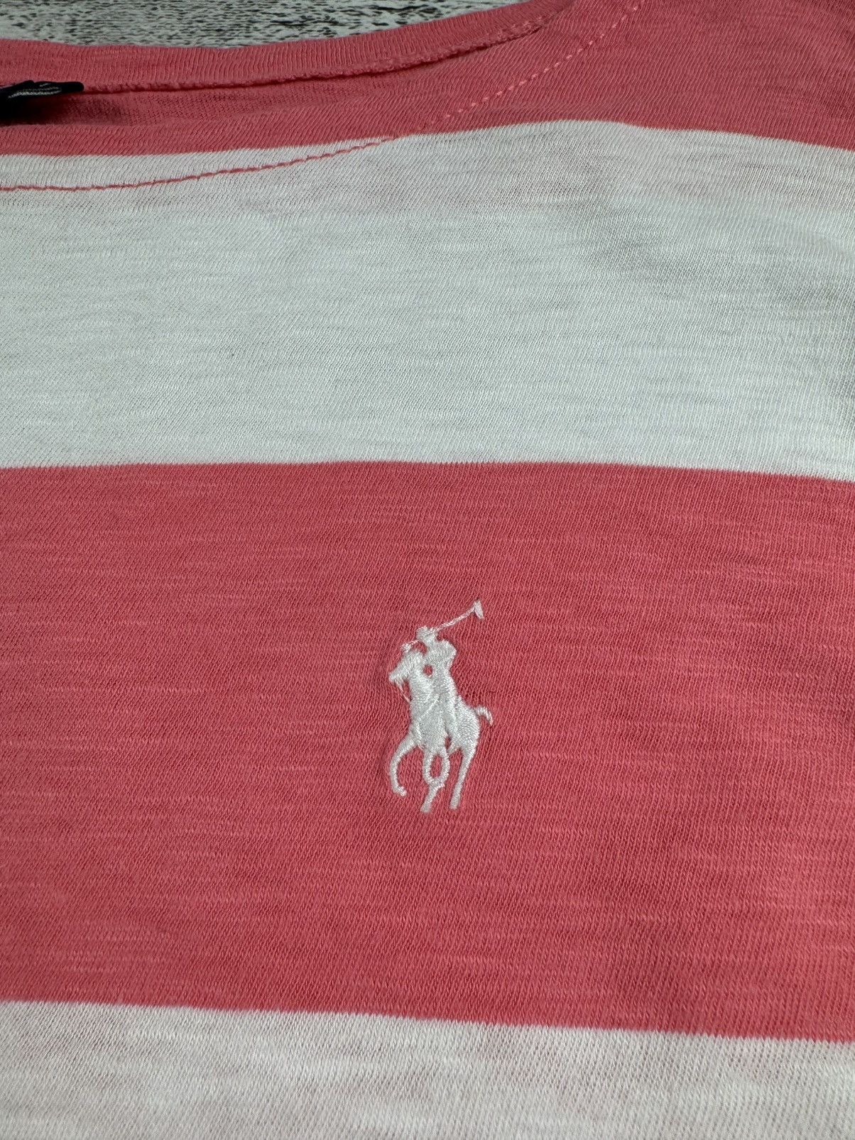 Ralph Lauren Sport Polo Ralph Sport White Striped Tunic Longsleeve T Shirt Top Size L / US 10 / IT 46 - 8 Thumbnail