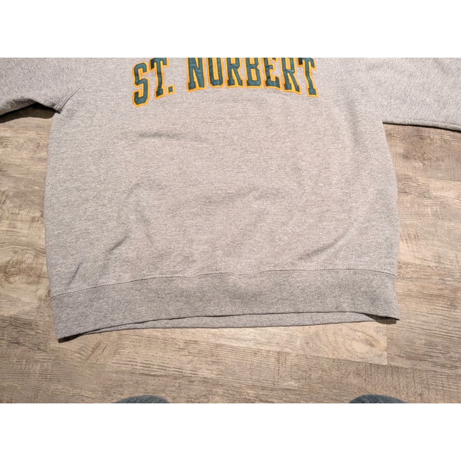 Champion VINTAGE Champion Sweatshirt Crewneck Unisex Adults Gray Large College St. Norbert Size US L / EU 52-54 / 3 - 5 Thumbnail