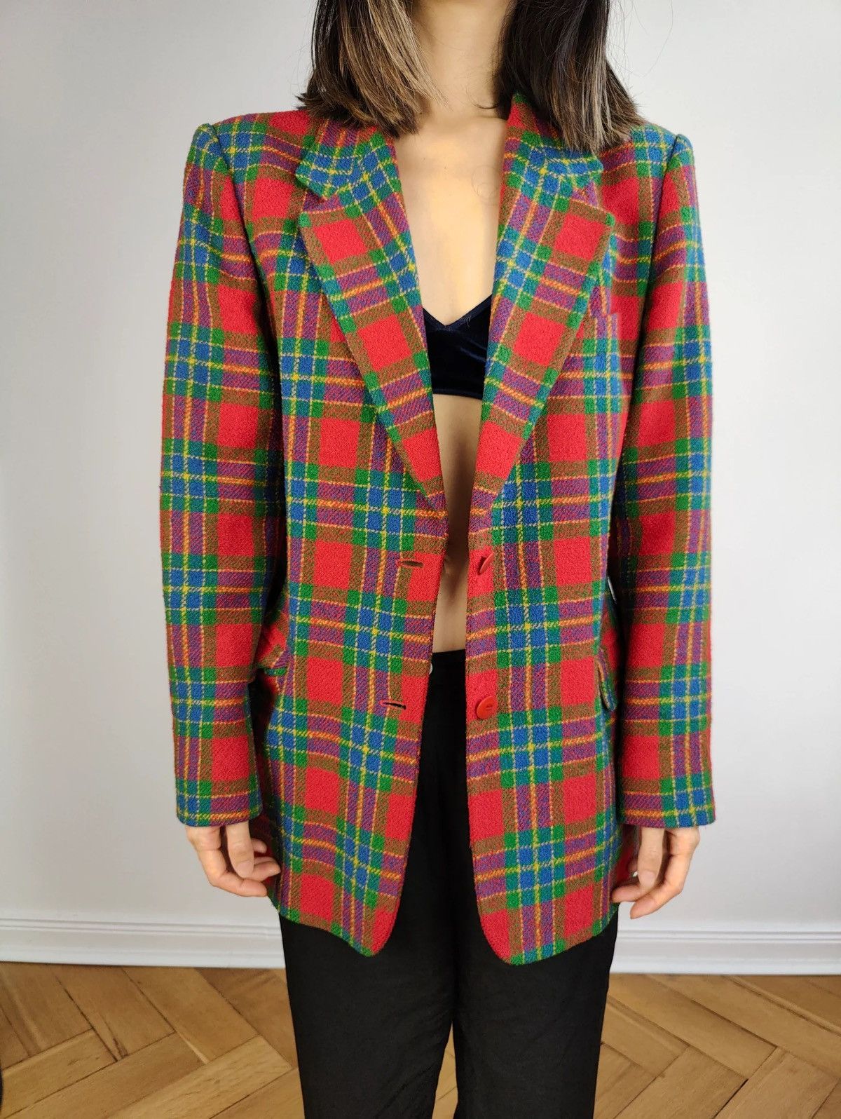 Max Mara Weekend Max Mara Scottish Tartan Plaid Blazer Suit Coat Size M / US 6-8 / IT 42-44 - 1 Thumbnail