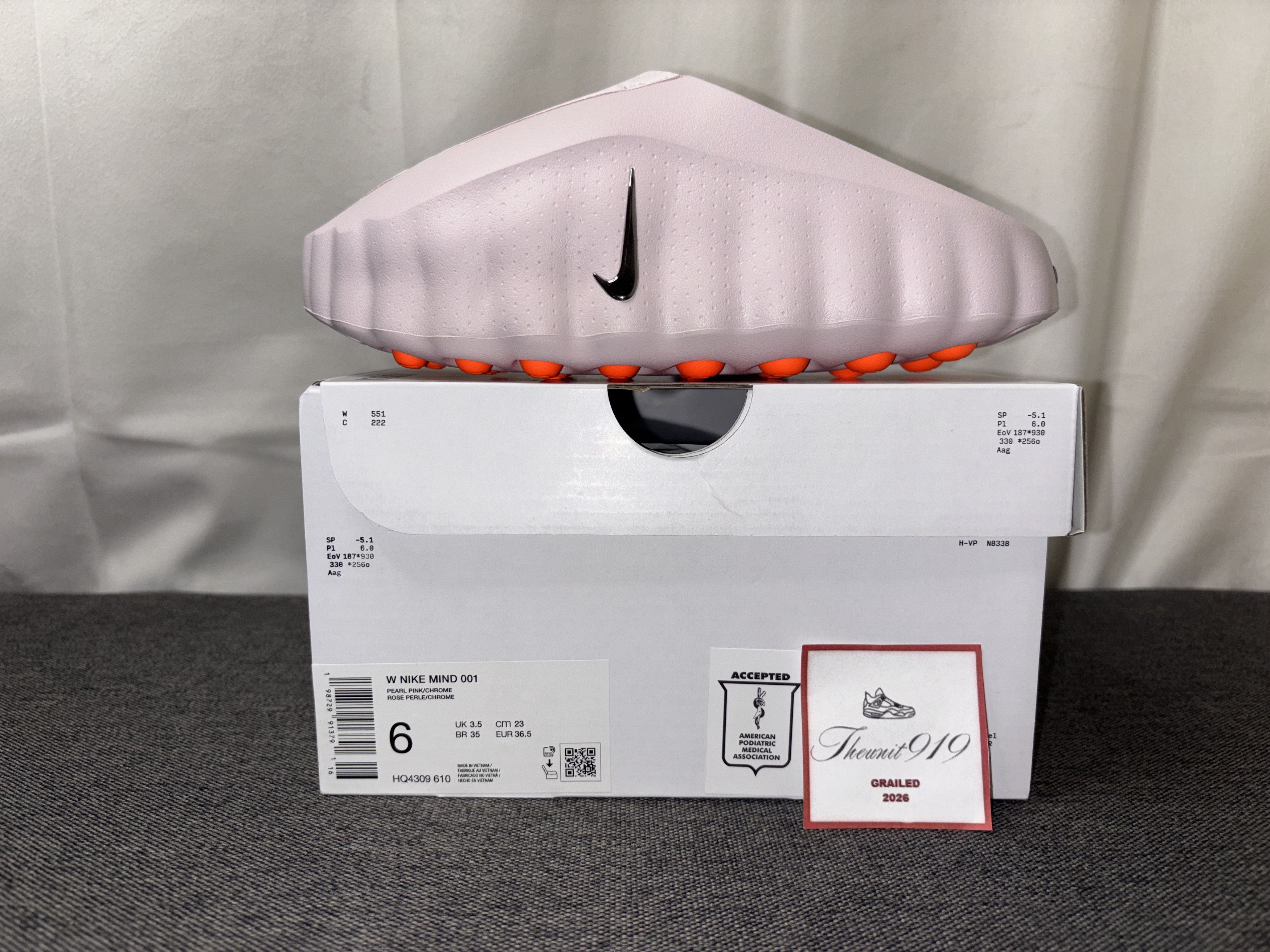 Nike Nike Mind 001 Pearl Pink (2026) Women’s Size 6 HQ4309-610 Size US 6 / IT 36 - 1 Thumbnail