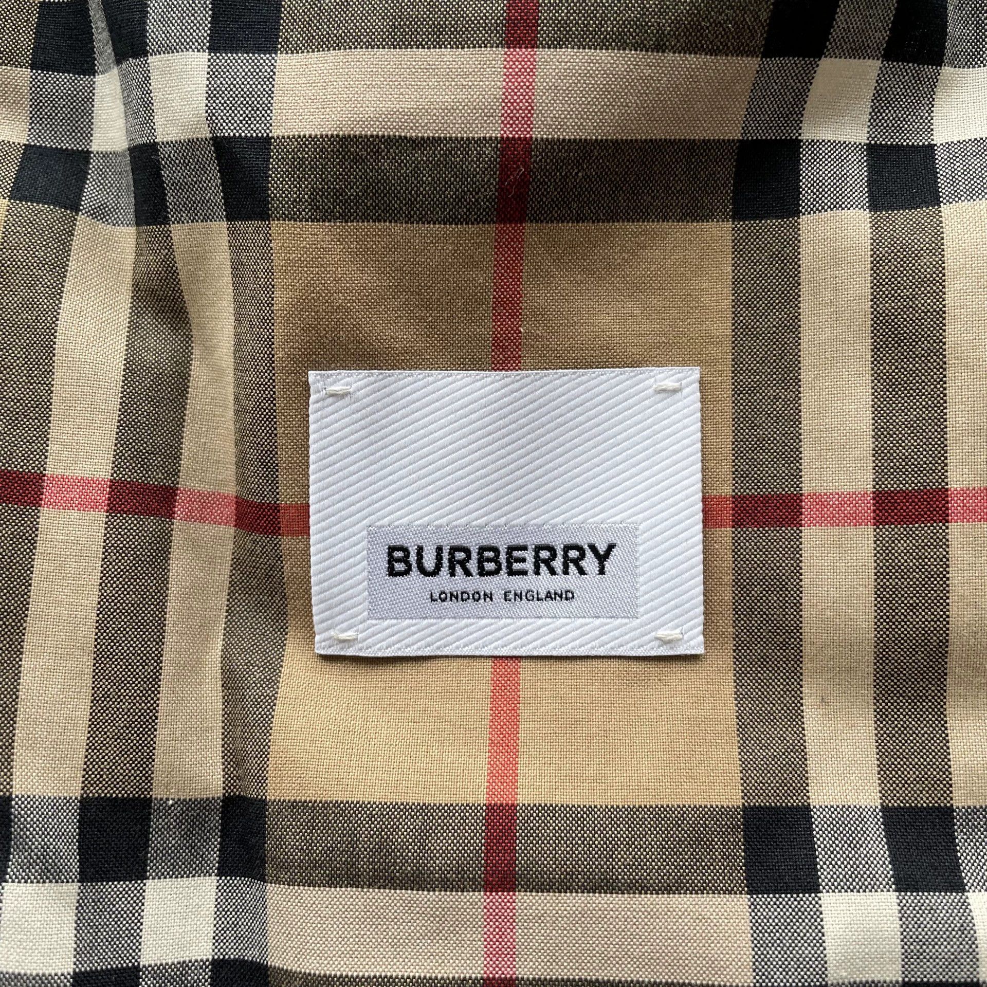 Burberry Burberry Check LS Cotton Jkt Men's XL 99 New Size US XL / EU 56 / 4 - 5 Thumbnail