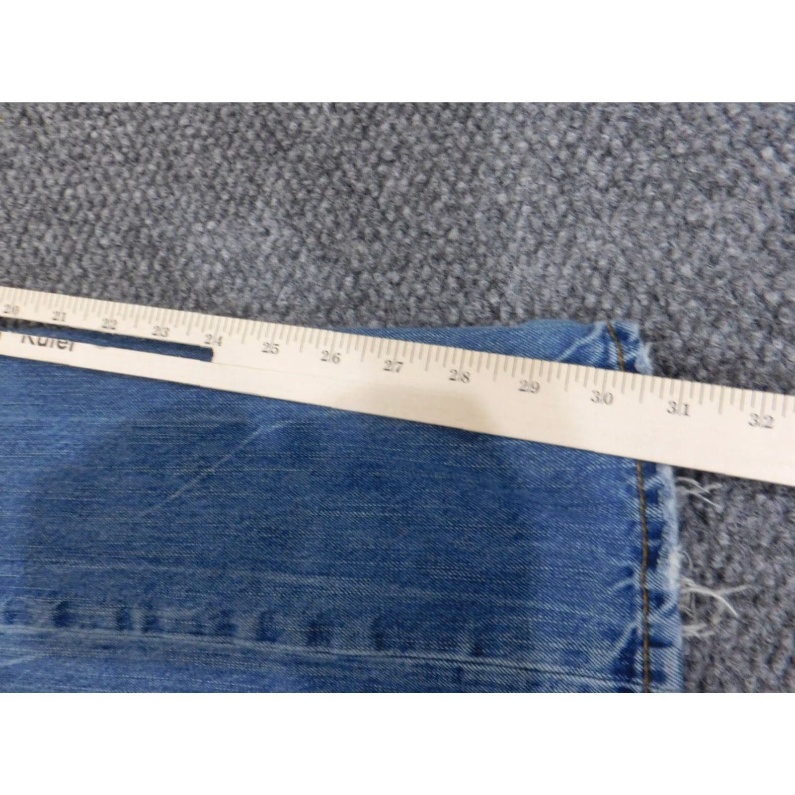 American Eagle Outfitters American Eagle Jeans Mens 30x32 Slim Blue Distressed Denim Retro Y2K Straight Waist 30 Inseam 32 In Size US 30 / EU 46 - 7 Thumbnail