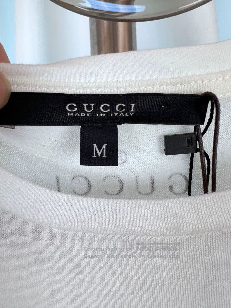 Gucci Gucci Portrait G-shaped oil painting sketch printed short Size M / US 6-8 / IT 42-44 - 4 Thumbnail