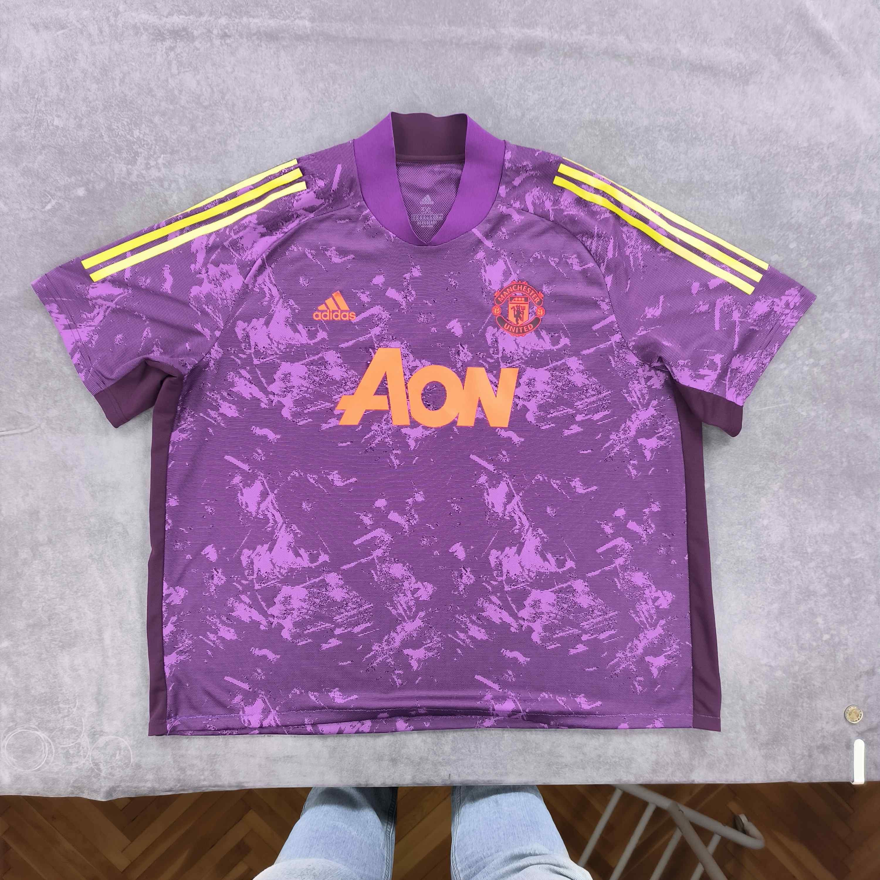 Adidas Manchester United 2020-21 Adidas training footbal jersey 3XL Size US XXL / EU 58 / 5 - 1 Thumbnail