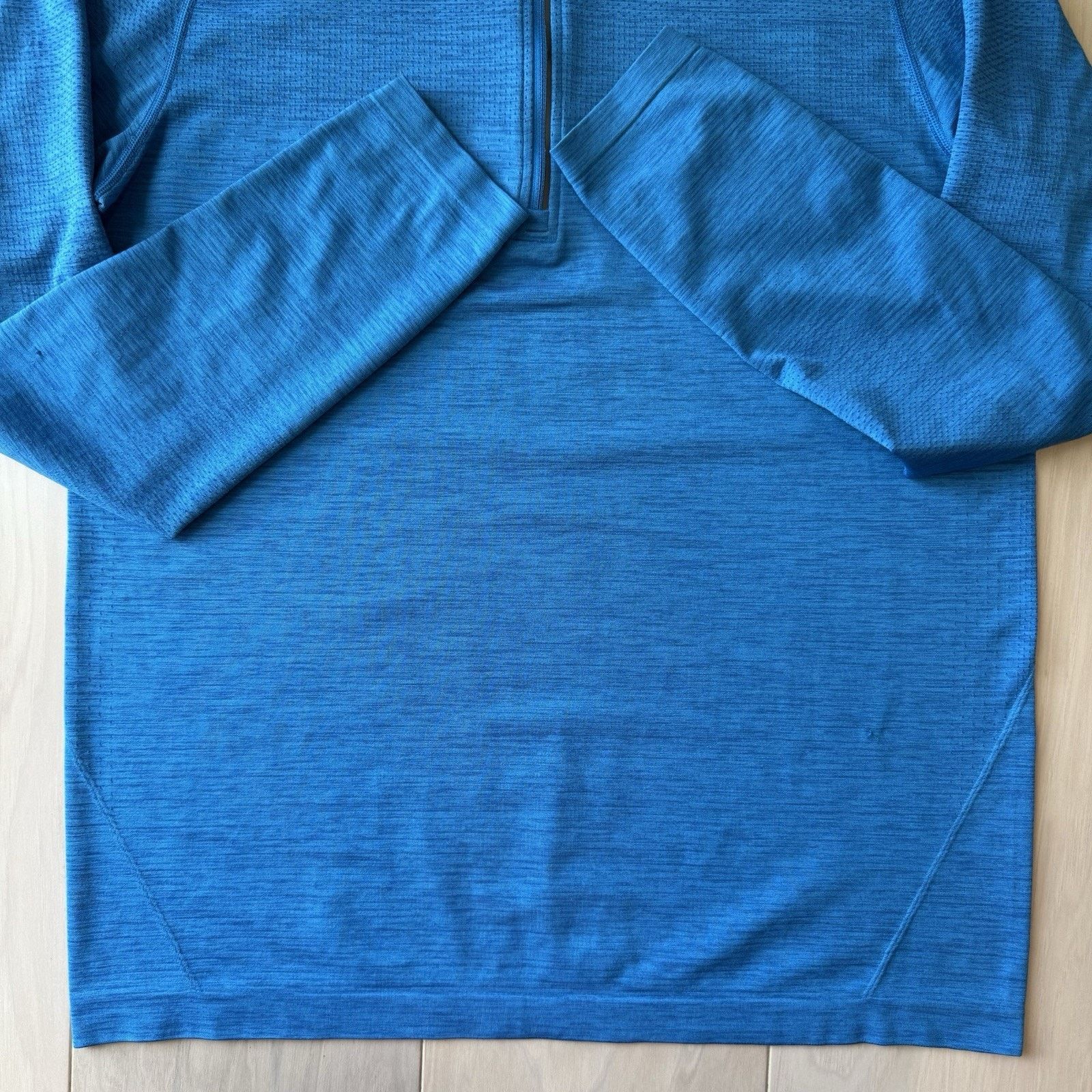 Lululemon Lululemon Metal Vent Tech 1/2 Zip Pullover M Blue Utility Size US M / EU 48-50 / 2 - 5 Thumbnail
