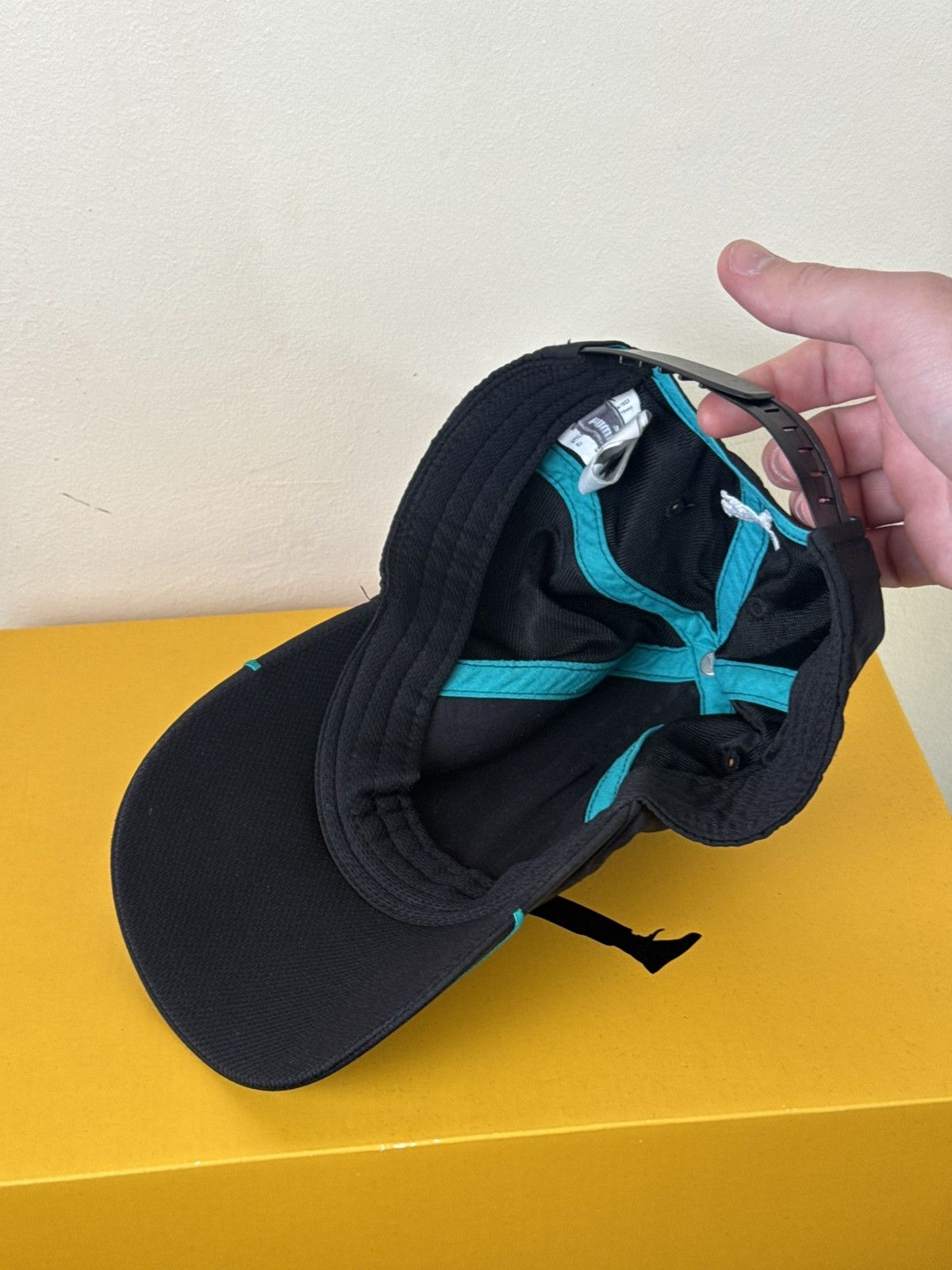 Mercedes-Benz Mercedes Benz AMG Petronas Motorsport Black Cap Puma Size ONE SIZE - 11 Thumbnail