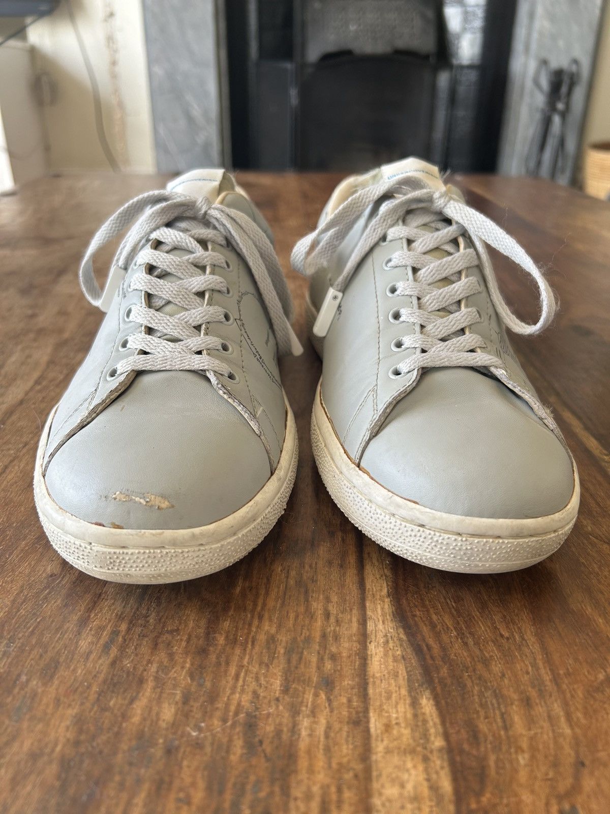 Undercover AW2010 Undercover ‘Avakareta Life’ Court Sneakers Size US 10 / EU 43 - 3 Thumbnail