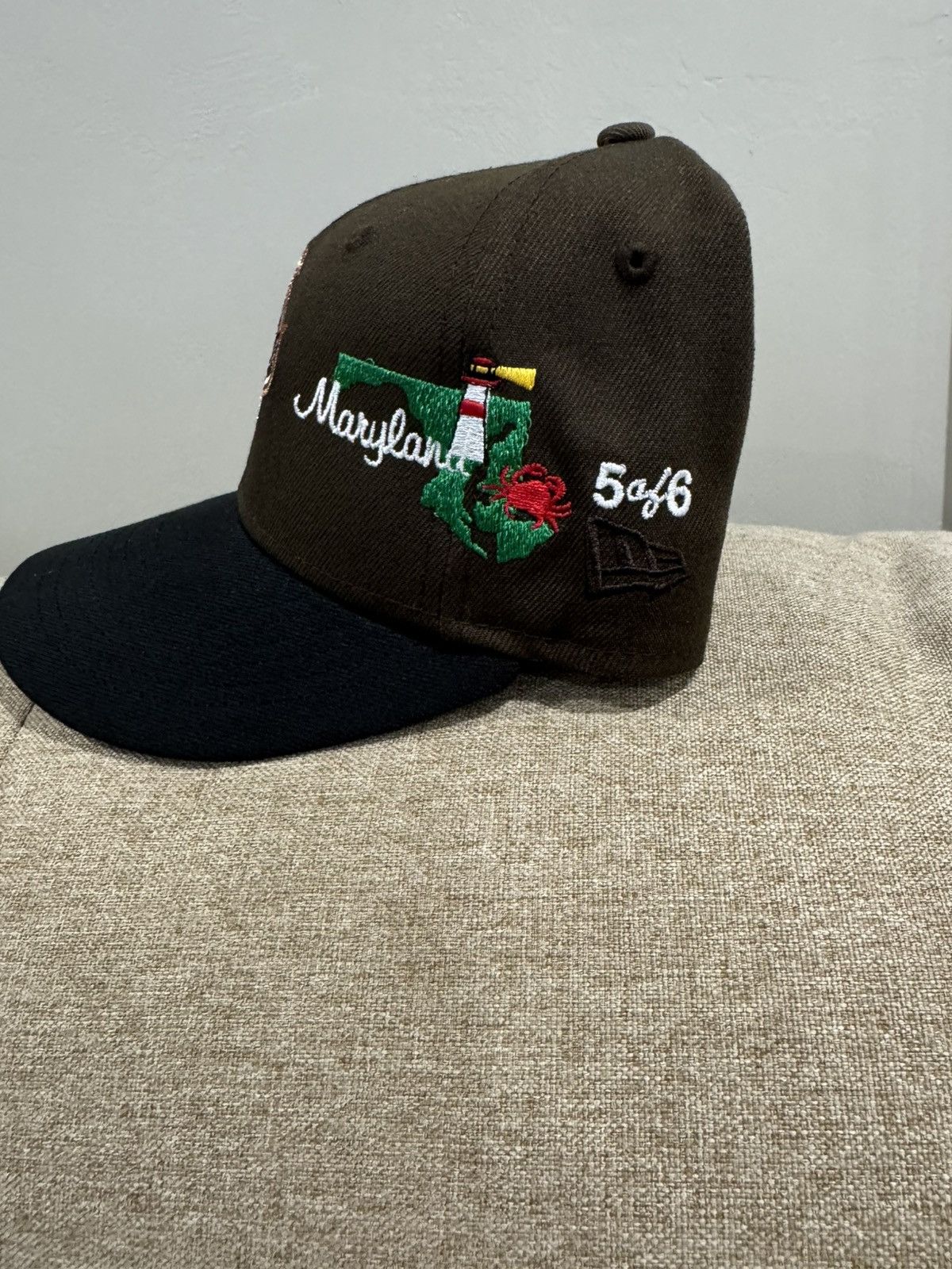 New Era EWDIL - Lord Fubu Orioles fitted size 7 1/8 brown/black Size ONE SIZE - 2 Thumbnail