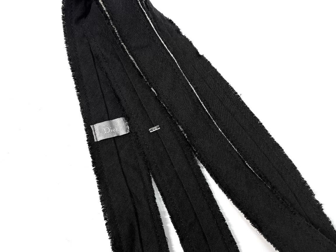 Dior Dior Homme 10AW Frayed Tie Rare Slouchy Size ONE SIZE - 3 Thumbnail
