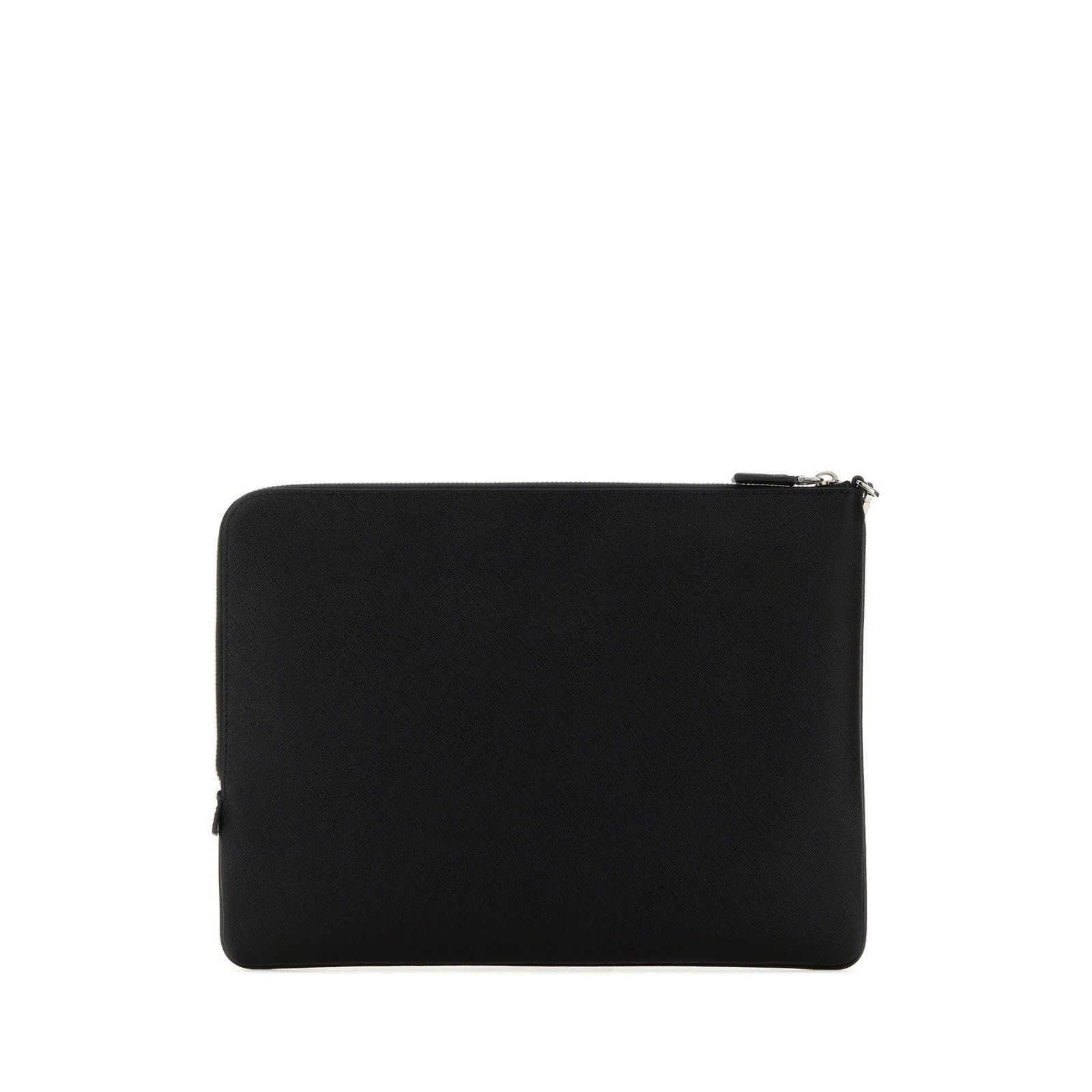 Prada PRADA Black Leather Clutch Bag New And Authentic Size ONE SIZE - 3 Thumbnail