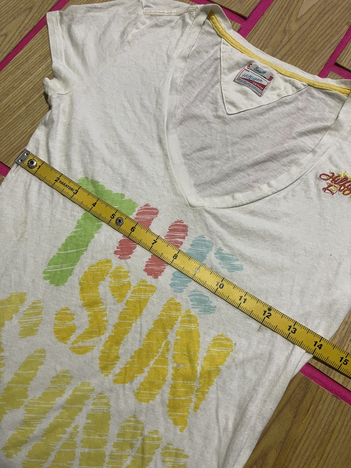 If Six Was Nine Y2K HILFIGER WOMEN'S short sleeve tshirt Size S / US 4 / IT 40 - 10 Thumbnail