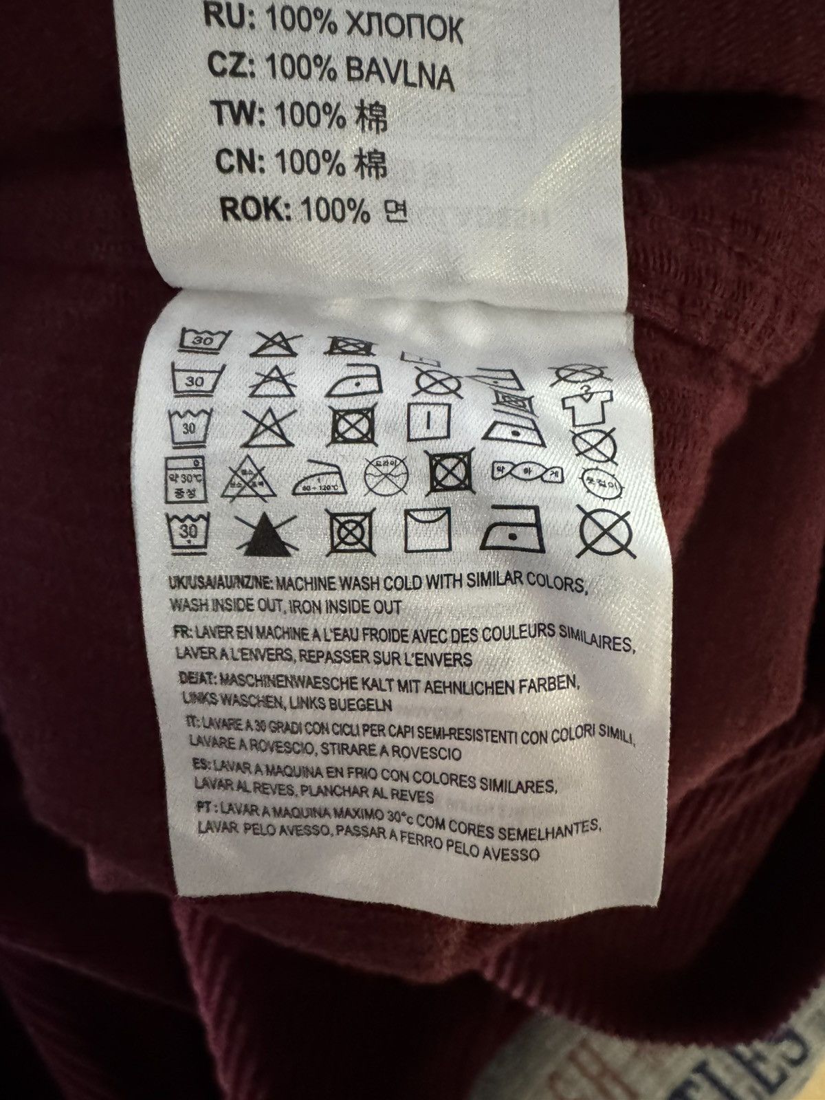 Carhartt Burgundy Carhartt Corduroy Button Up Shirt Thick Soft Medium Size US M / EU 48-50 / 2 - 12 Thumbnail