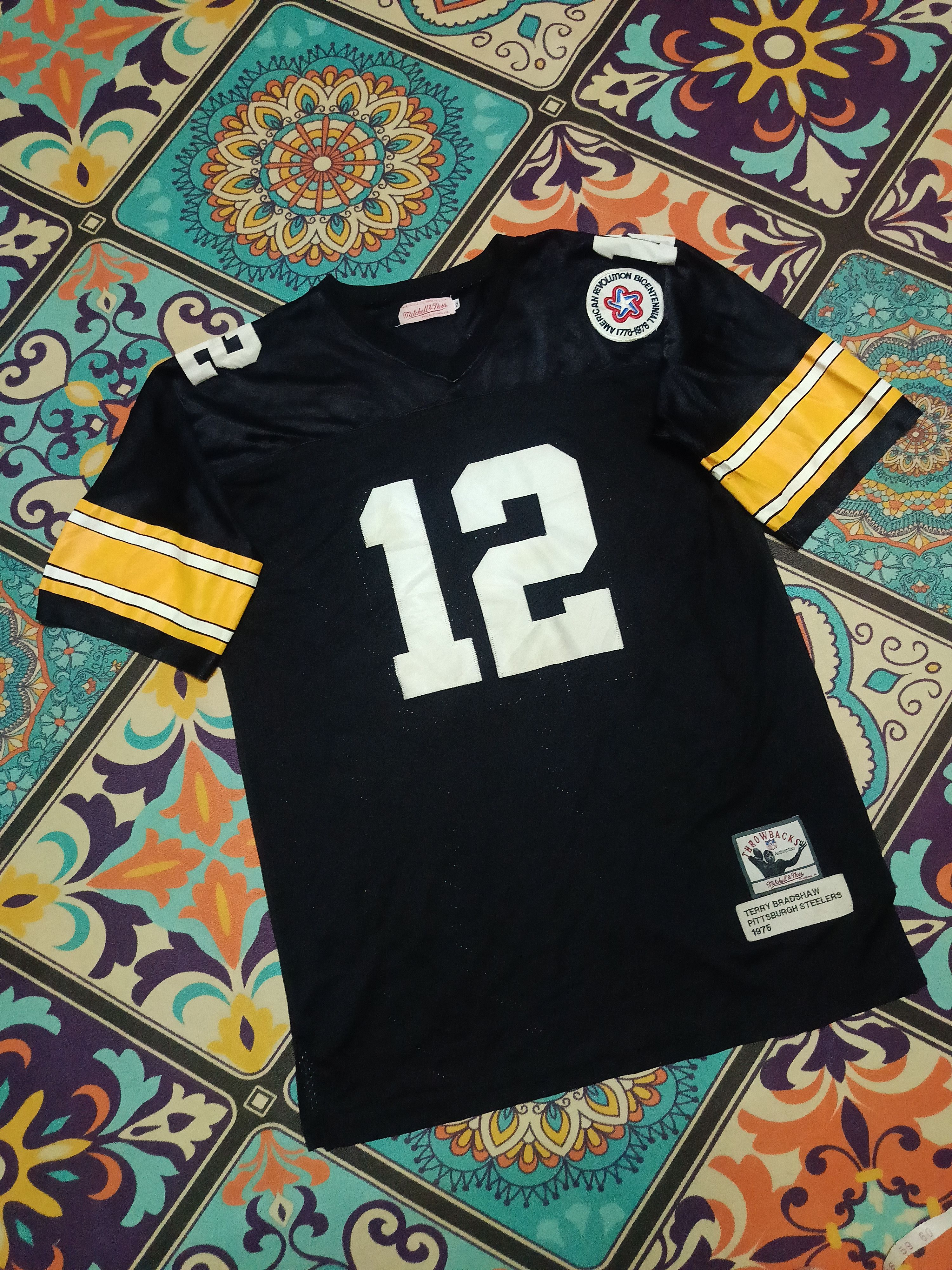Mitchell & Ness Mitchell & Ness 1975 Terry Bradshaw Throwback Jersey Size 56 Size US XXL / EU 58 / 5 - 1 Thumbnail