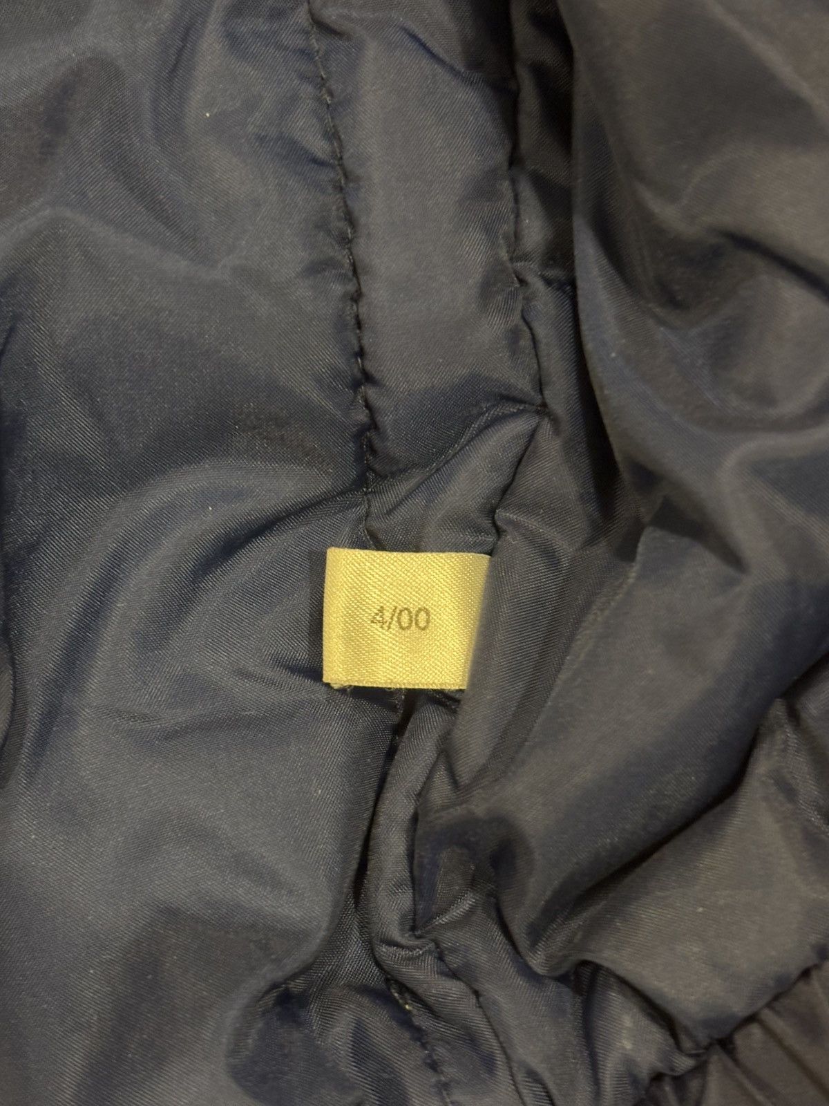 Adidas Vintage 90s Adidas Equipment Logo Puffer Jacket Navy Blue Size US S / EU 44-46 / 1 - 5 Thumbnail