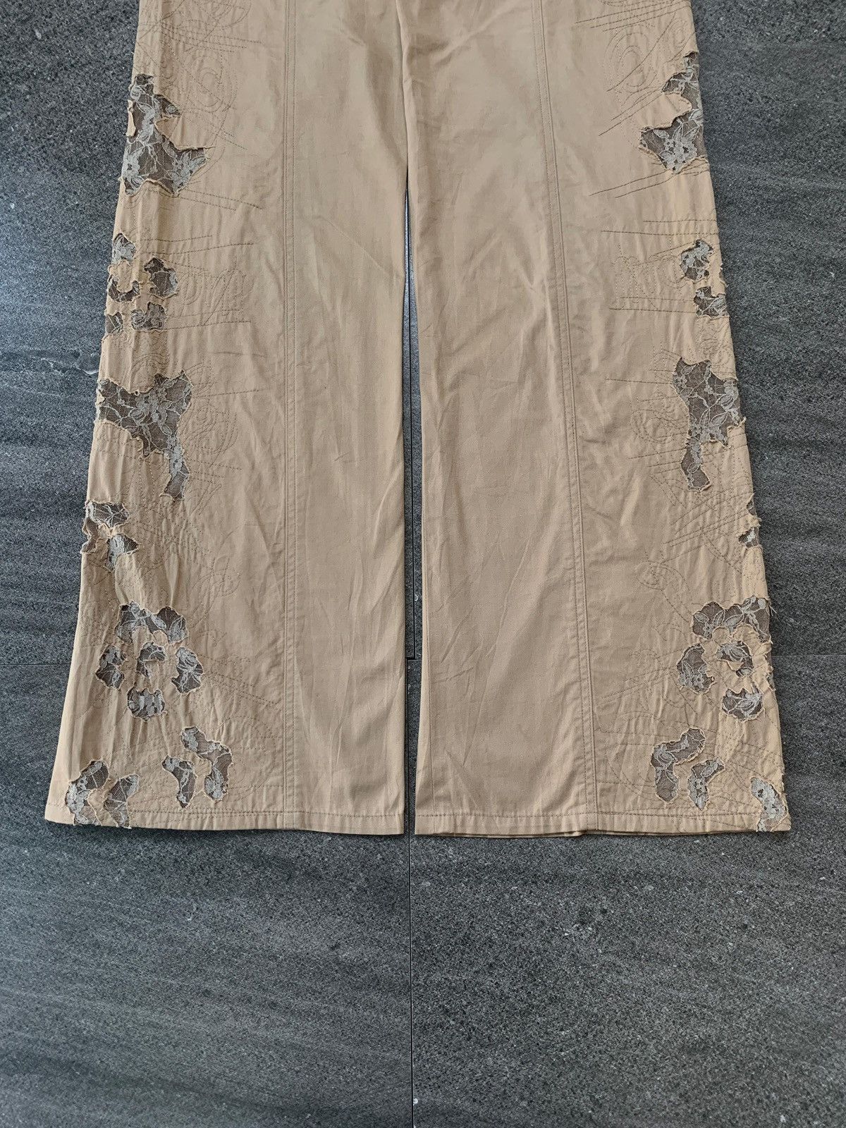 Issey Miyake Patchwork Brocade Wideleg Pants Size US 28 / EU 44 - 5 Thumbnail